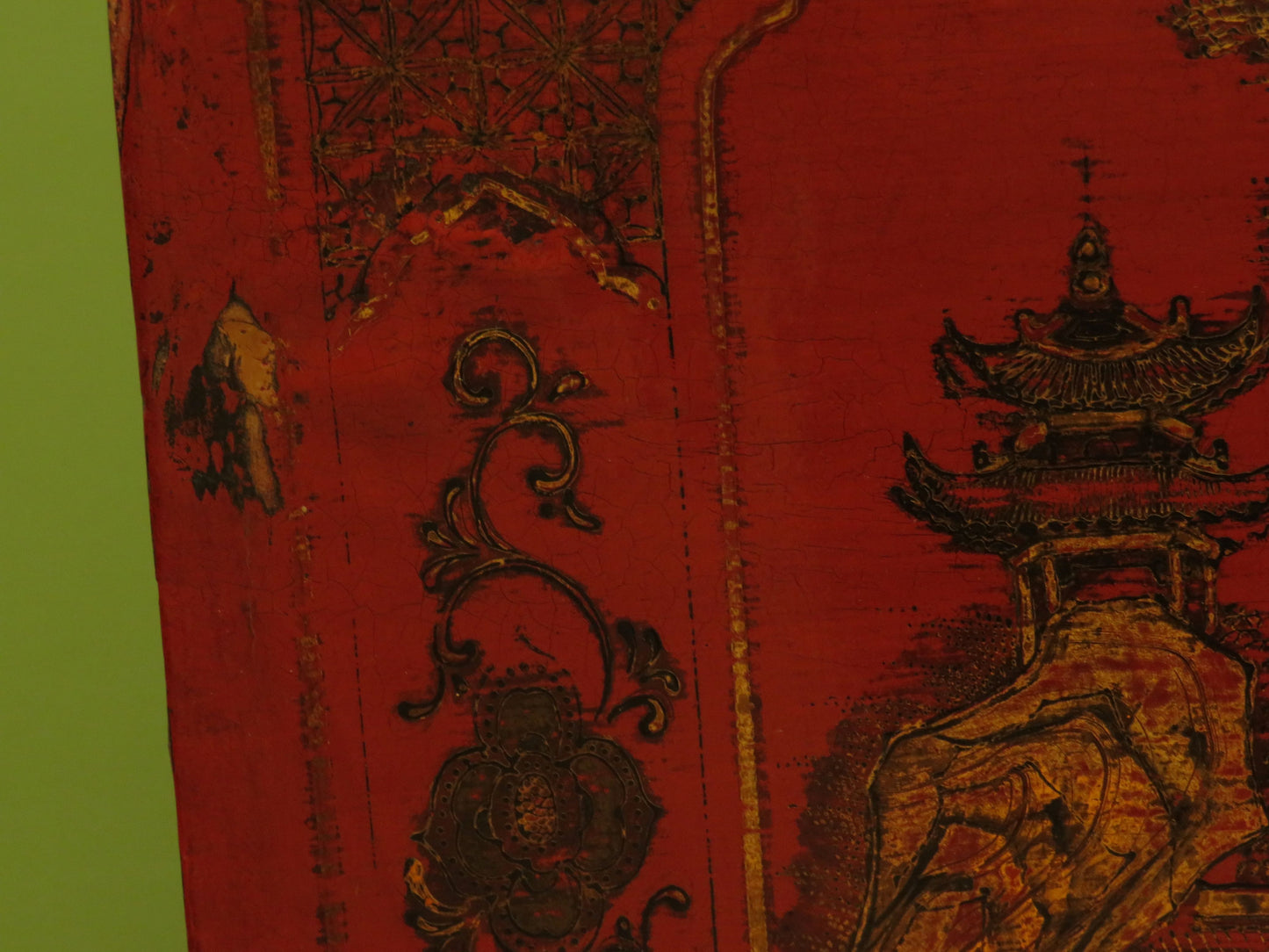 Early 20th Century Chinese Red Lacquered Blanket Chest