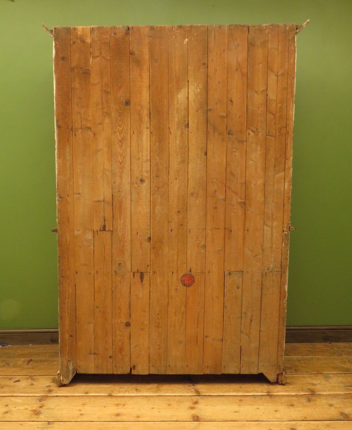 Old Pine Kitchen Dresser with Chippy Paint Finish