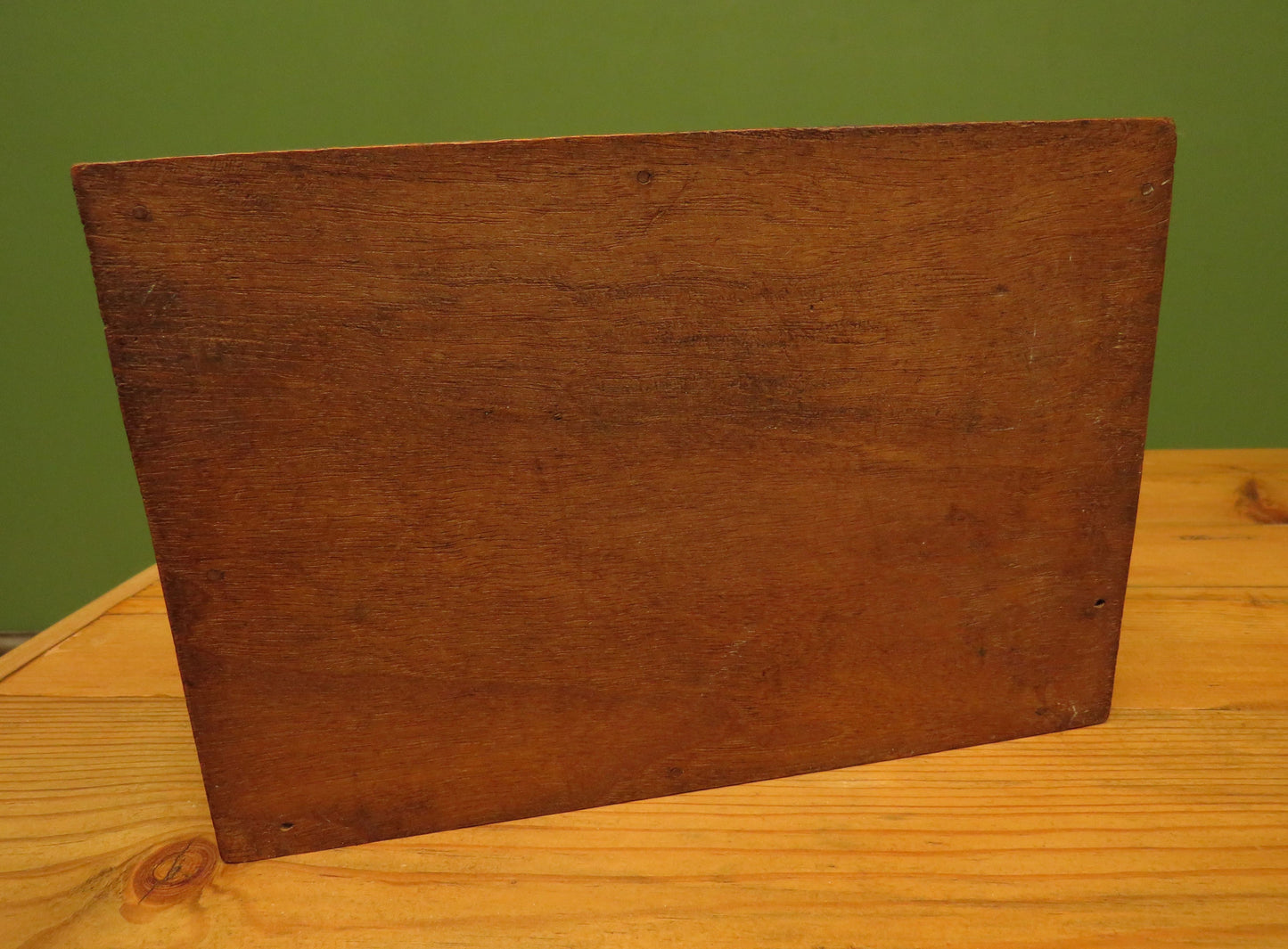 Antique Chinese Carved Wooden Box with Dragon