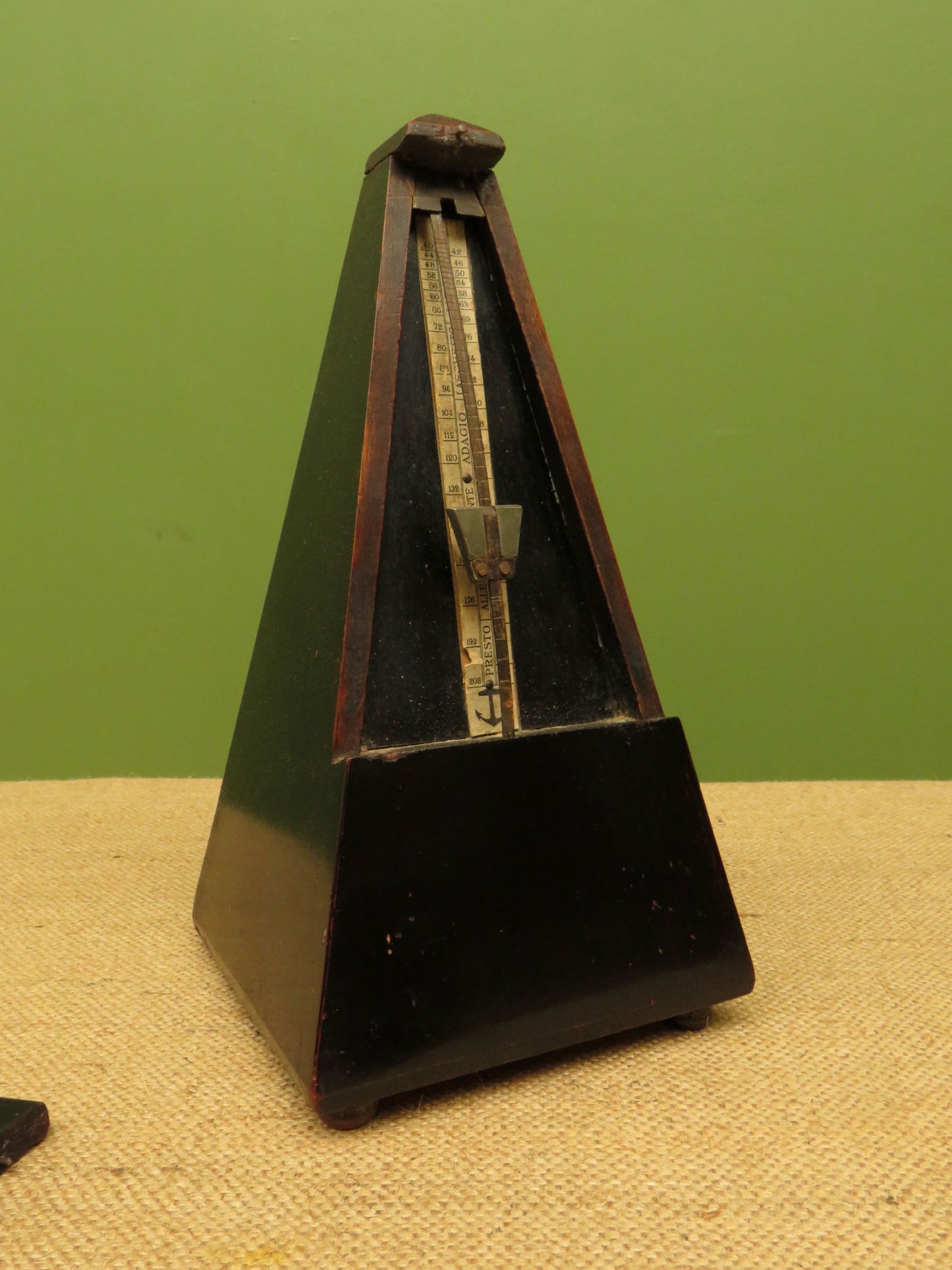 Antique Maelzel French Metronome with Ebonised Finish