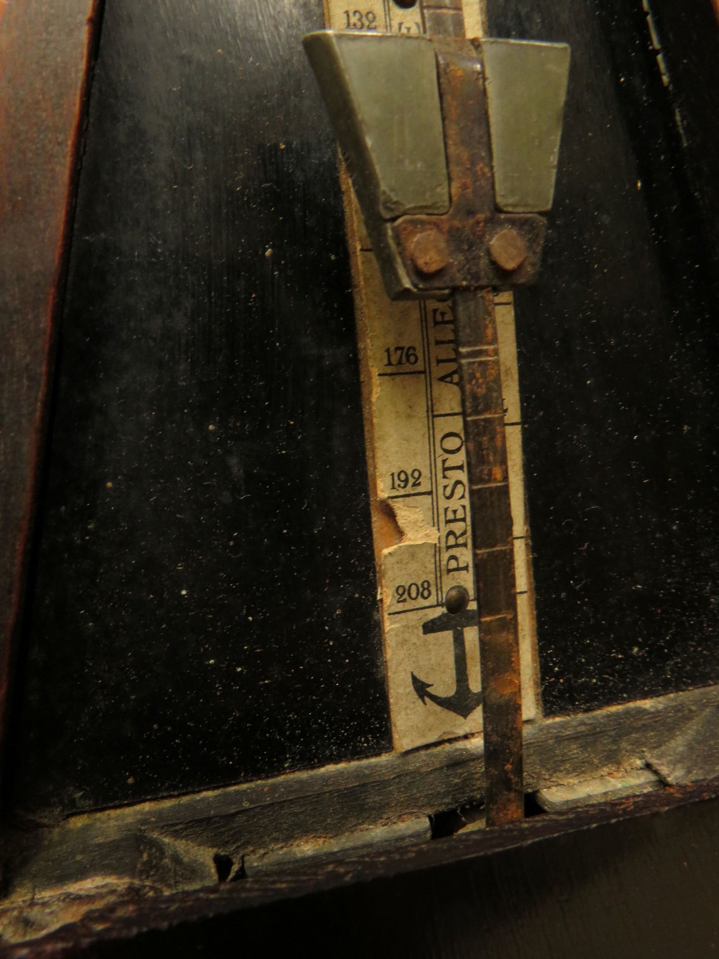 Antique Maelzel French Metronome with Ebonised Finish
