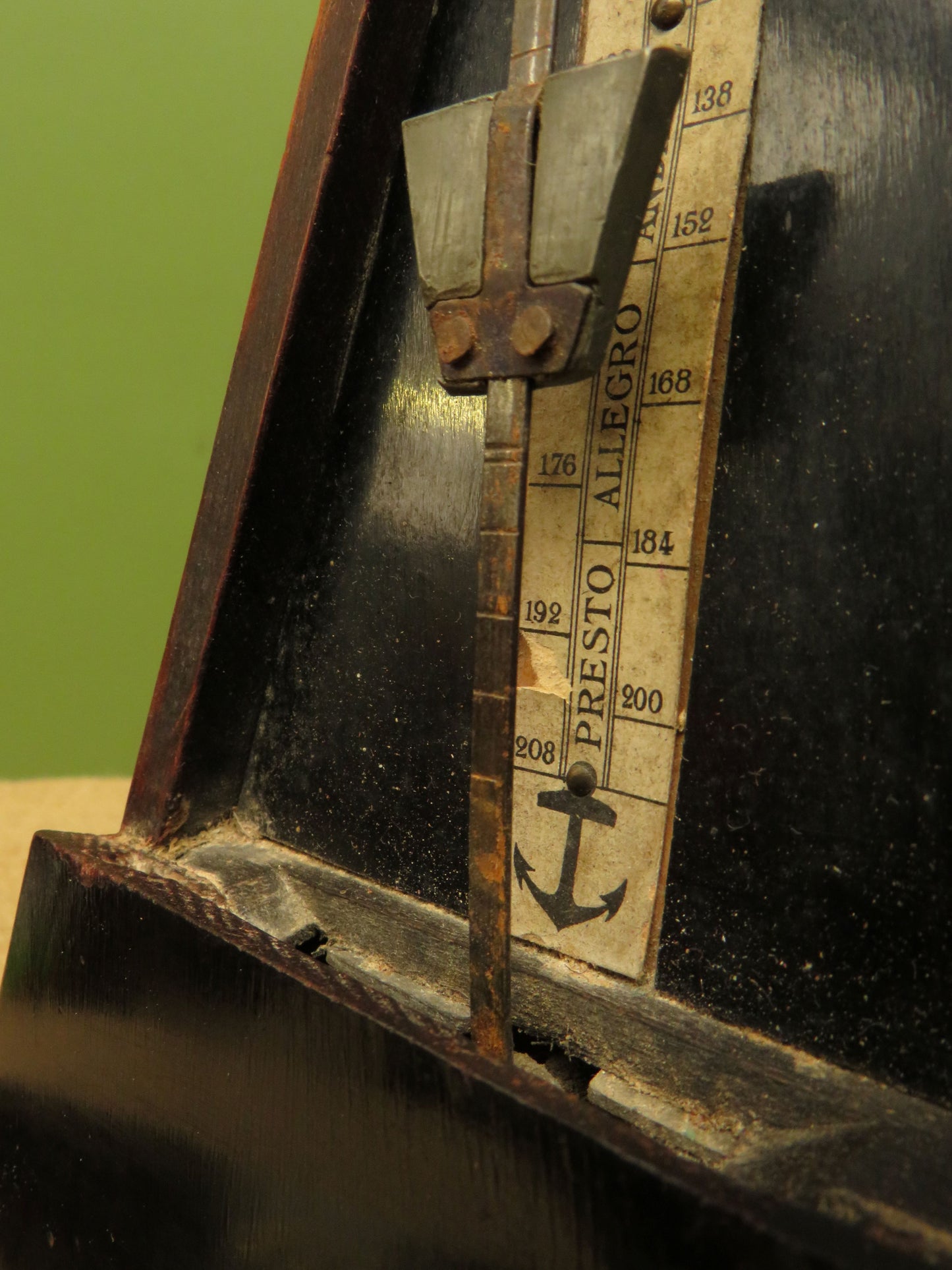 Antique Maelzel French Metronome with Ebonised Finish