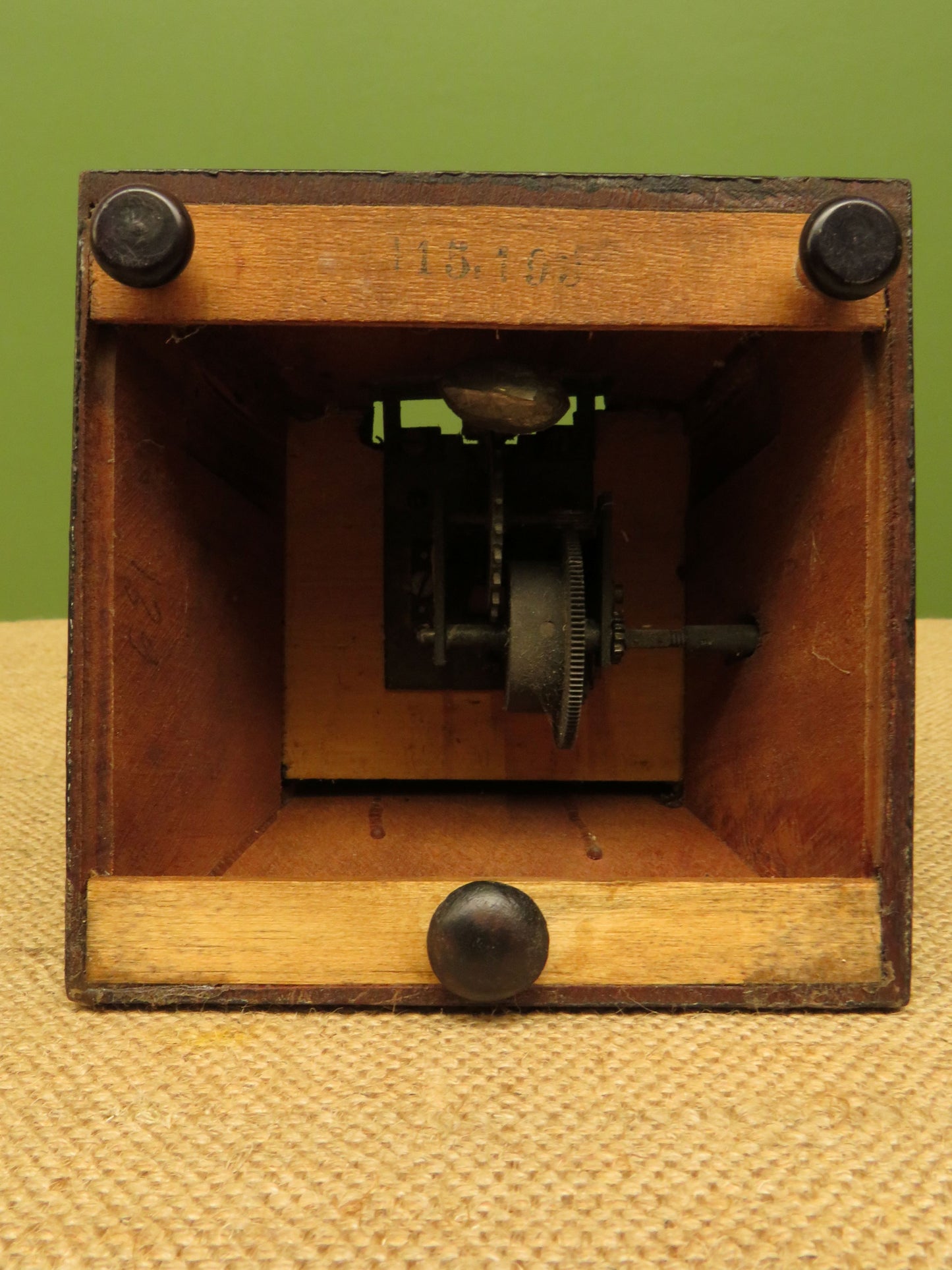 Antique Maelzel French Metronome with Ebonised Finish