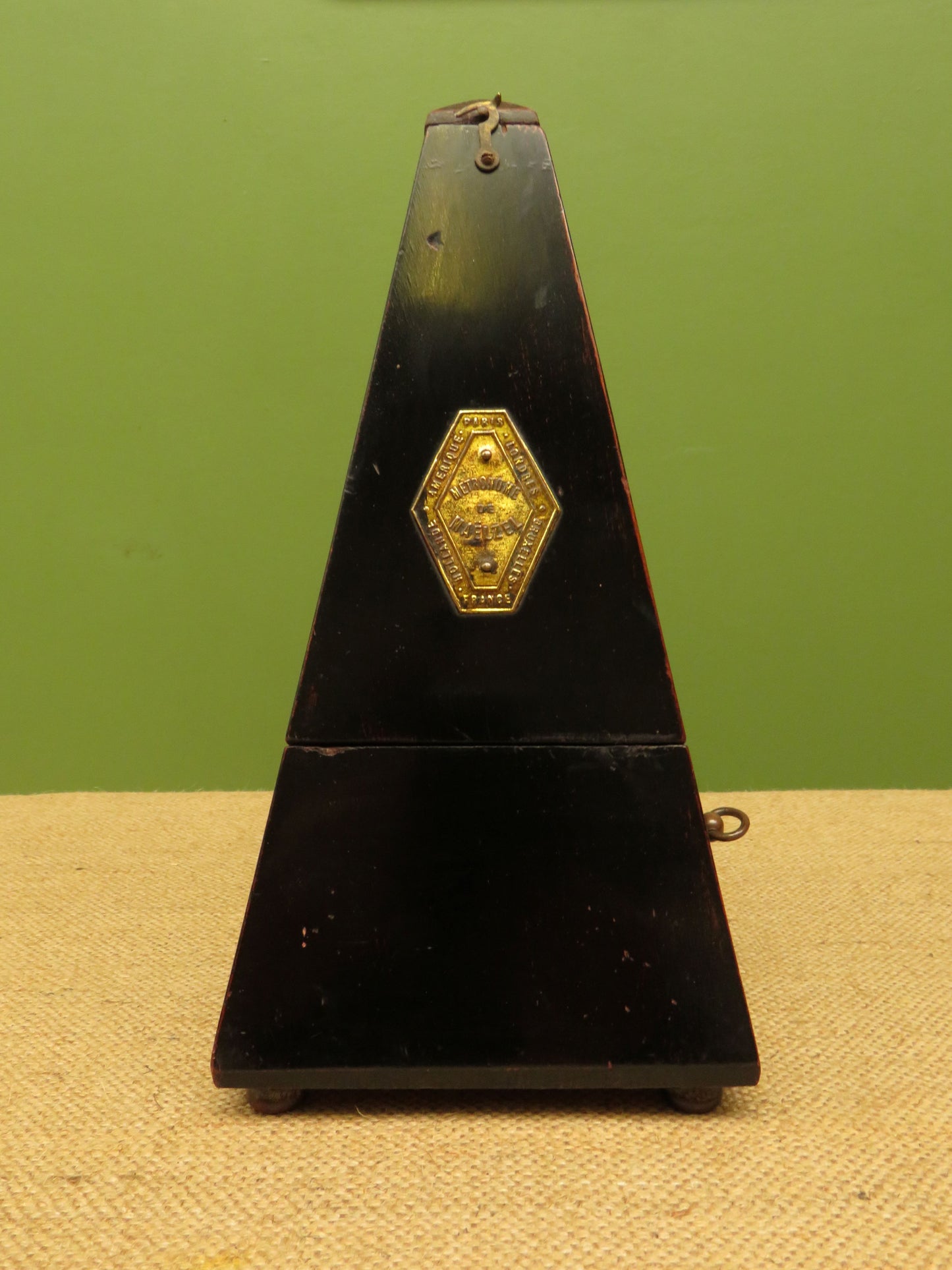 Antique Maelzel French Metronome with Ebonised Finish