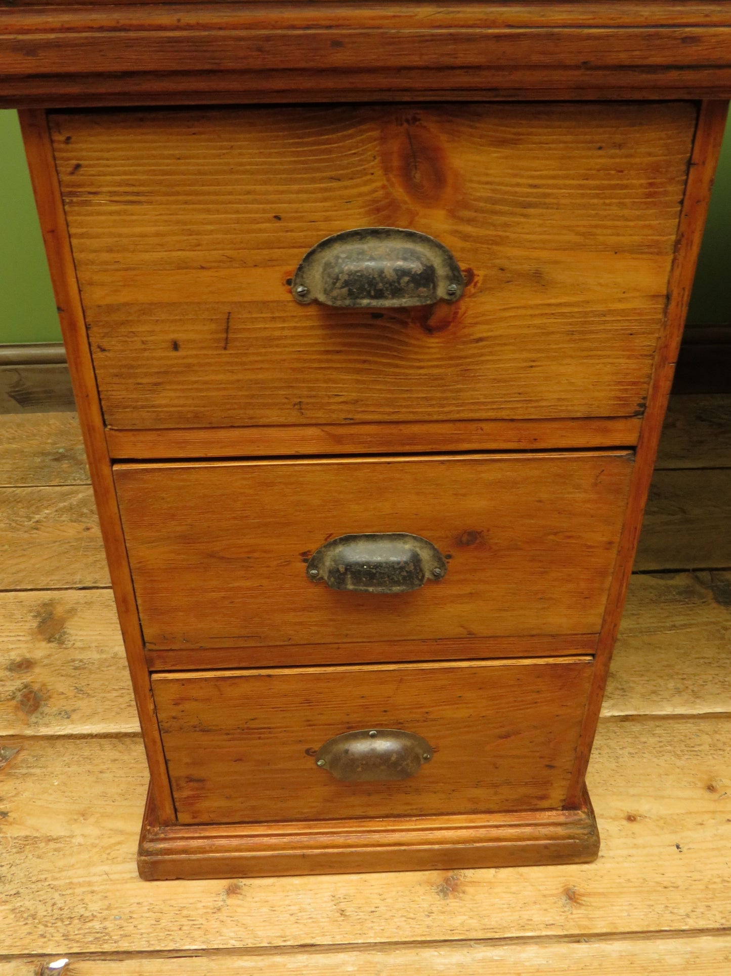 Victorian Sea Captains Style Desk in three parts