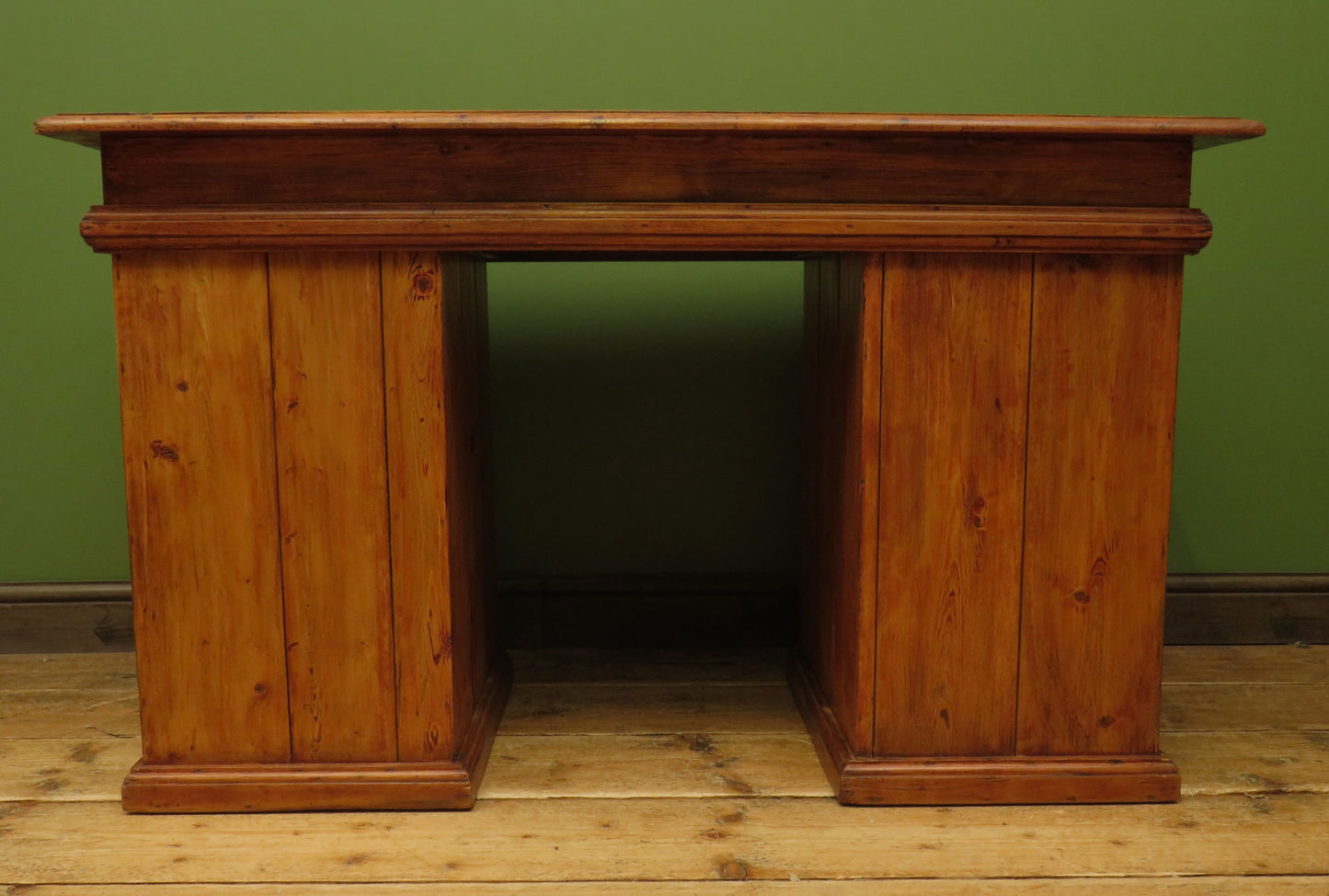 Victorian Sea Captains Style Desk in three parts
