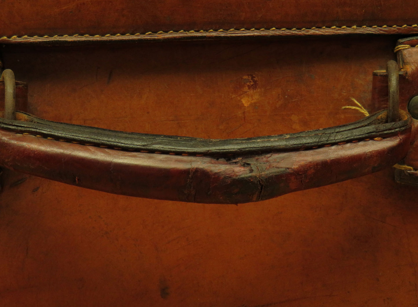 Leather Portmanteau Expanding Suitcase
