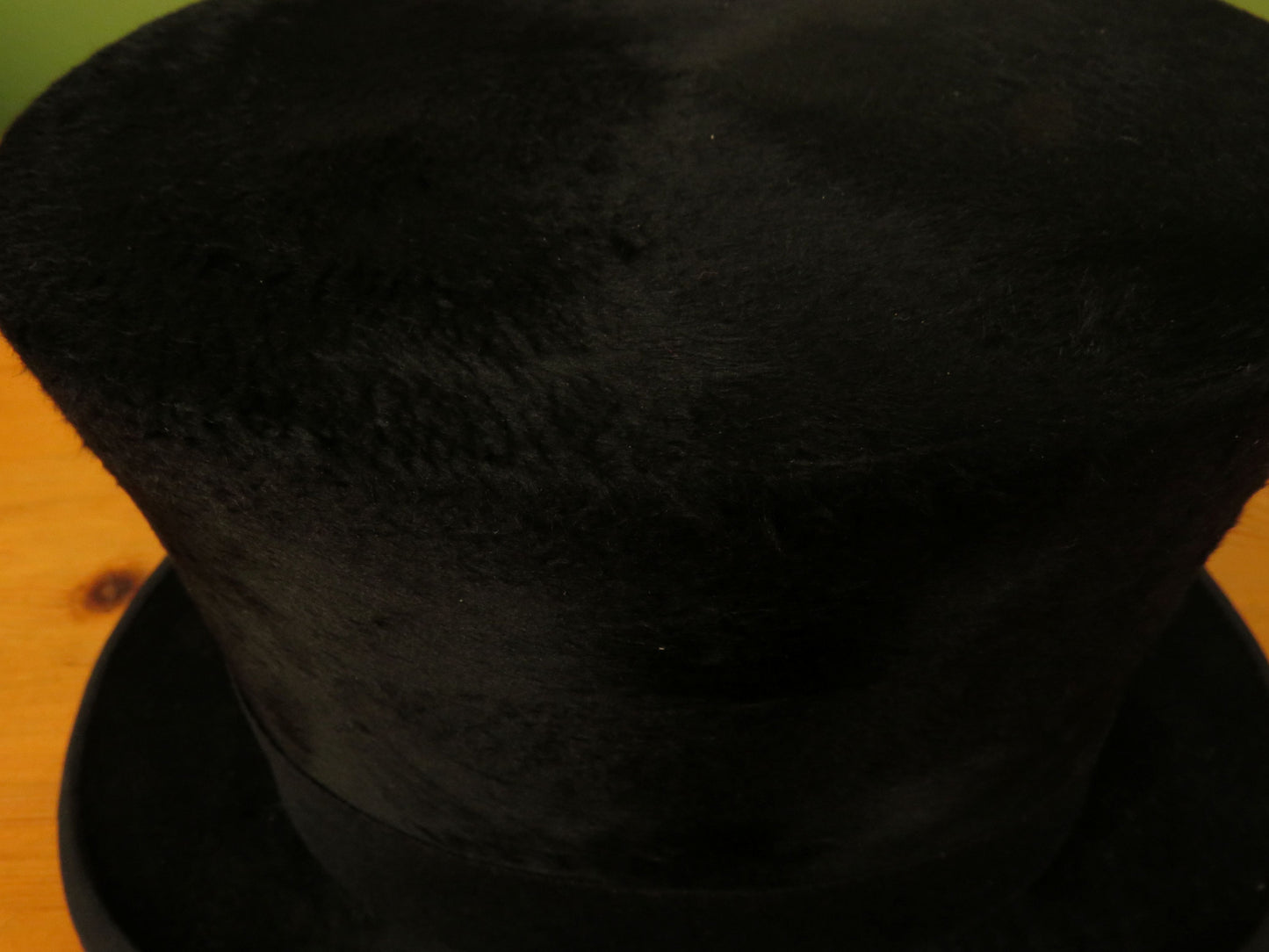 Antique Christys' of London Black Silk Top Hat