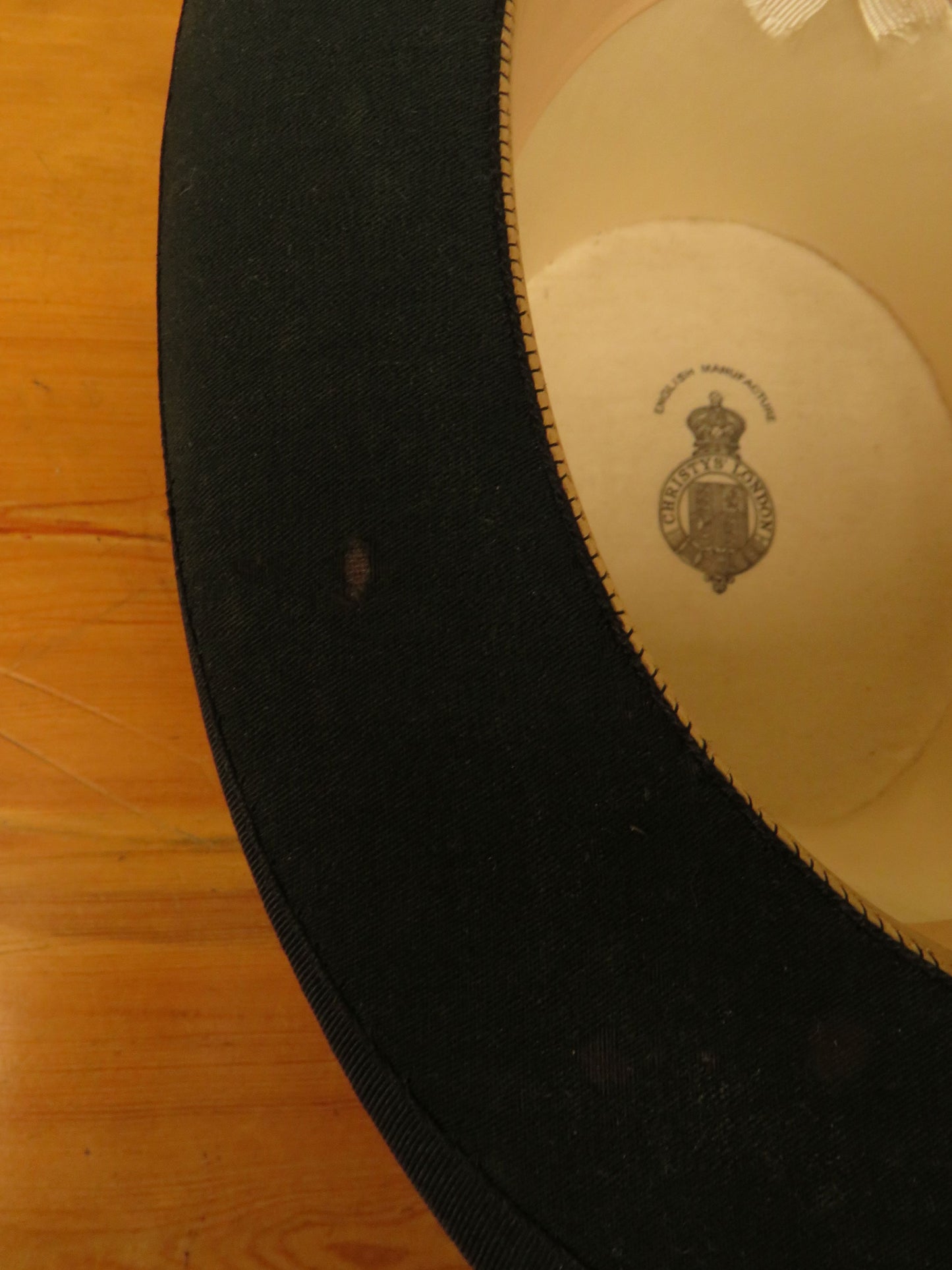 Antique Christys' of London Black Silk Top Hat