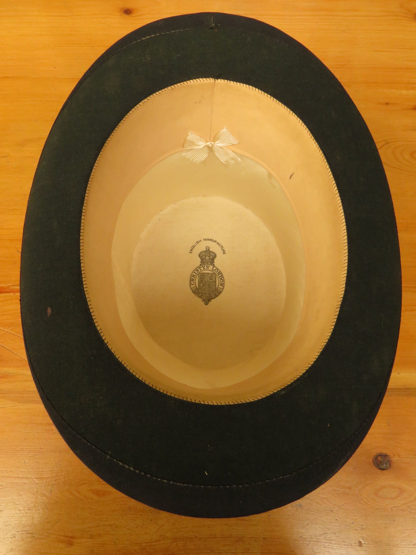 Antique Christys' of London Black Silk Top Hat