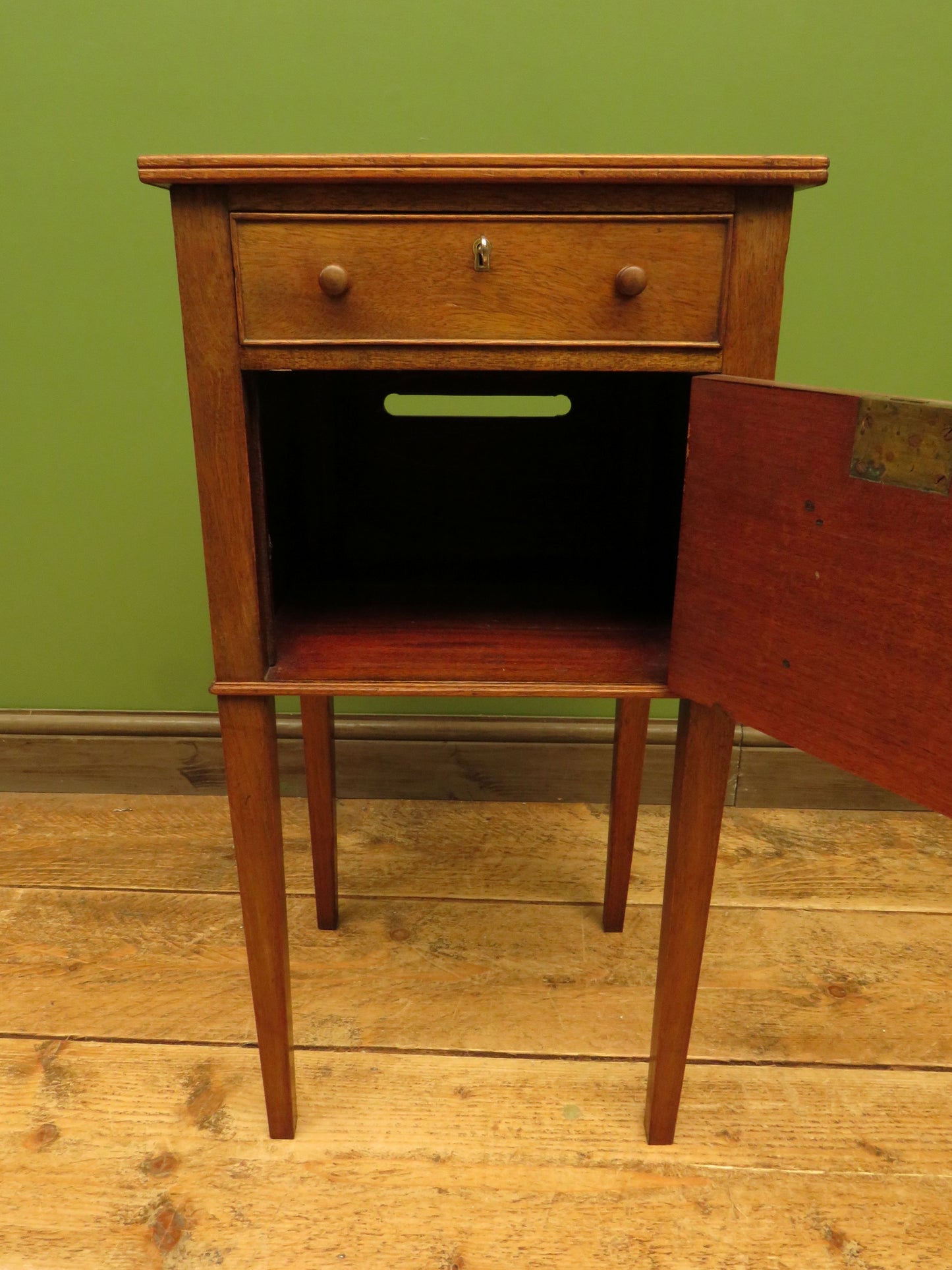Antique Mahogany Bedside Cabinet