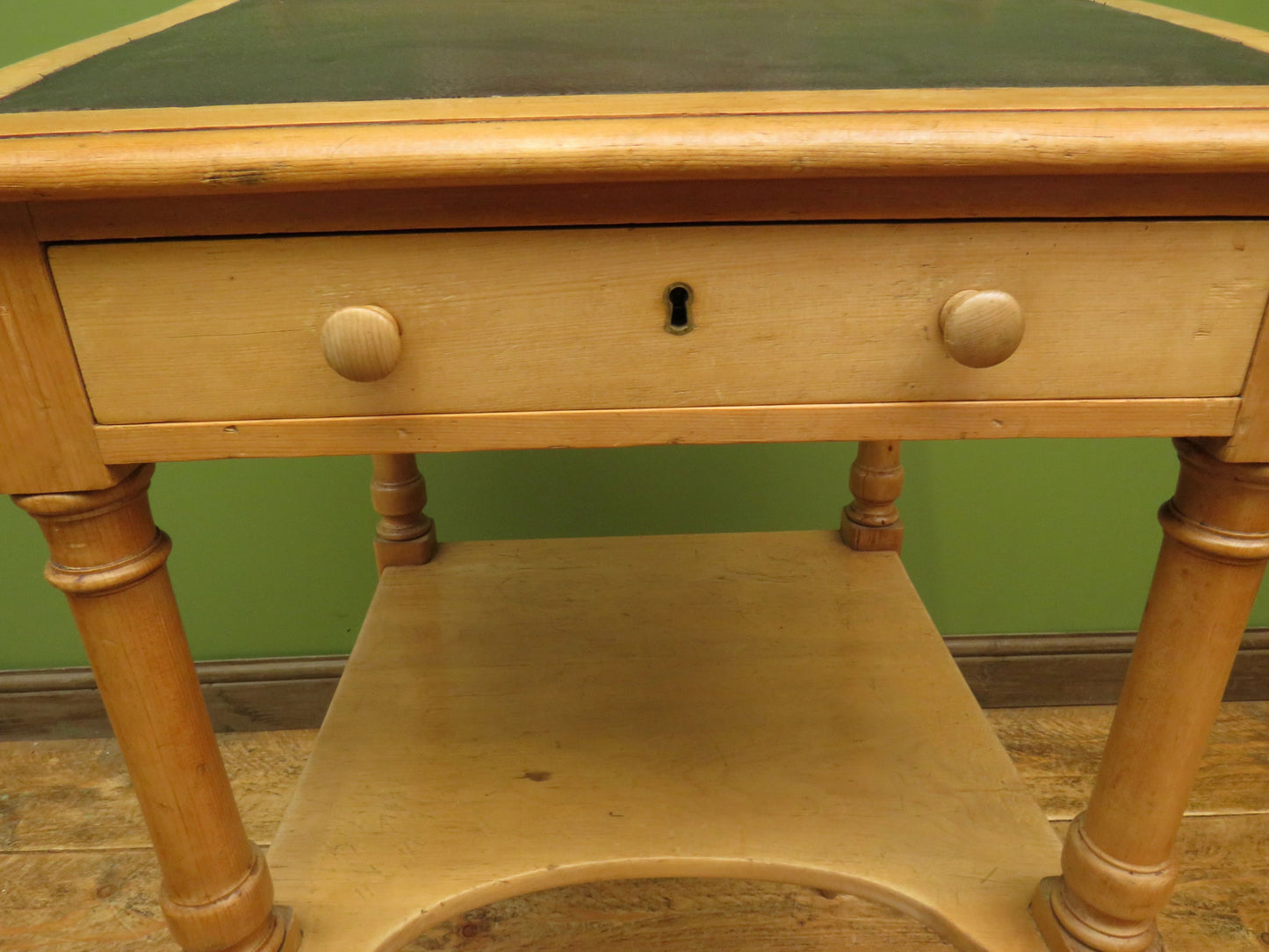 Small Victorian Pine Lectern Style Desk with sloped top
