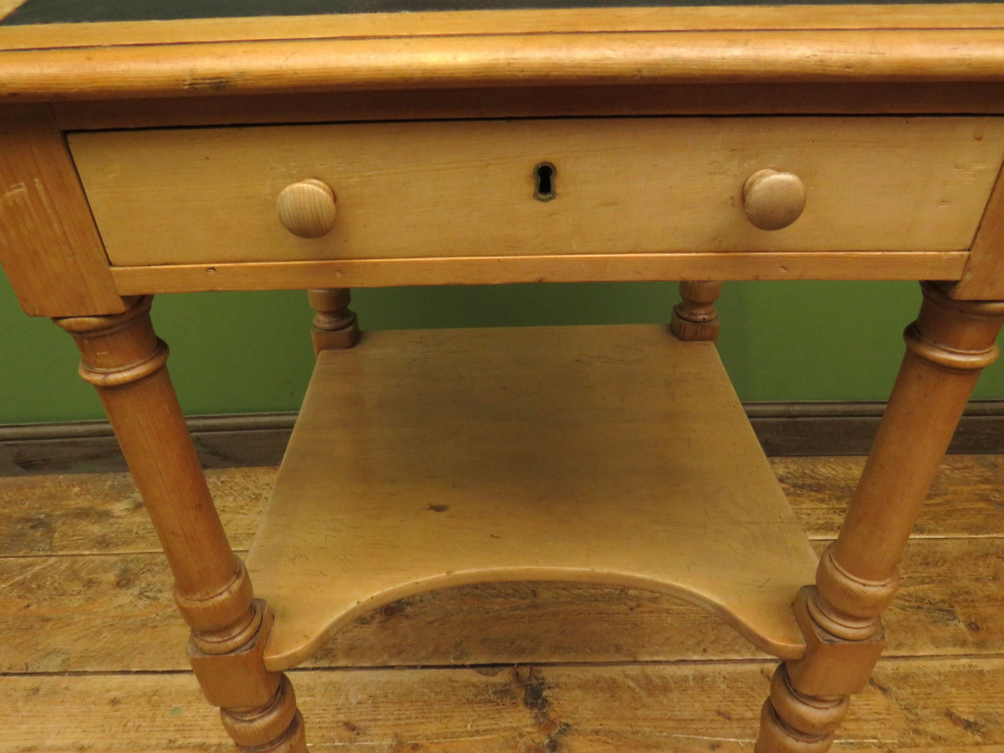 Small Victorian Pine Lectern Style Desk with sloped top