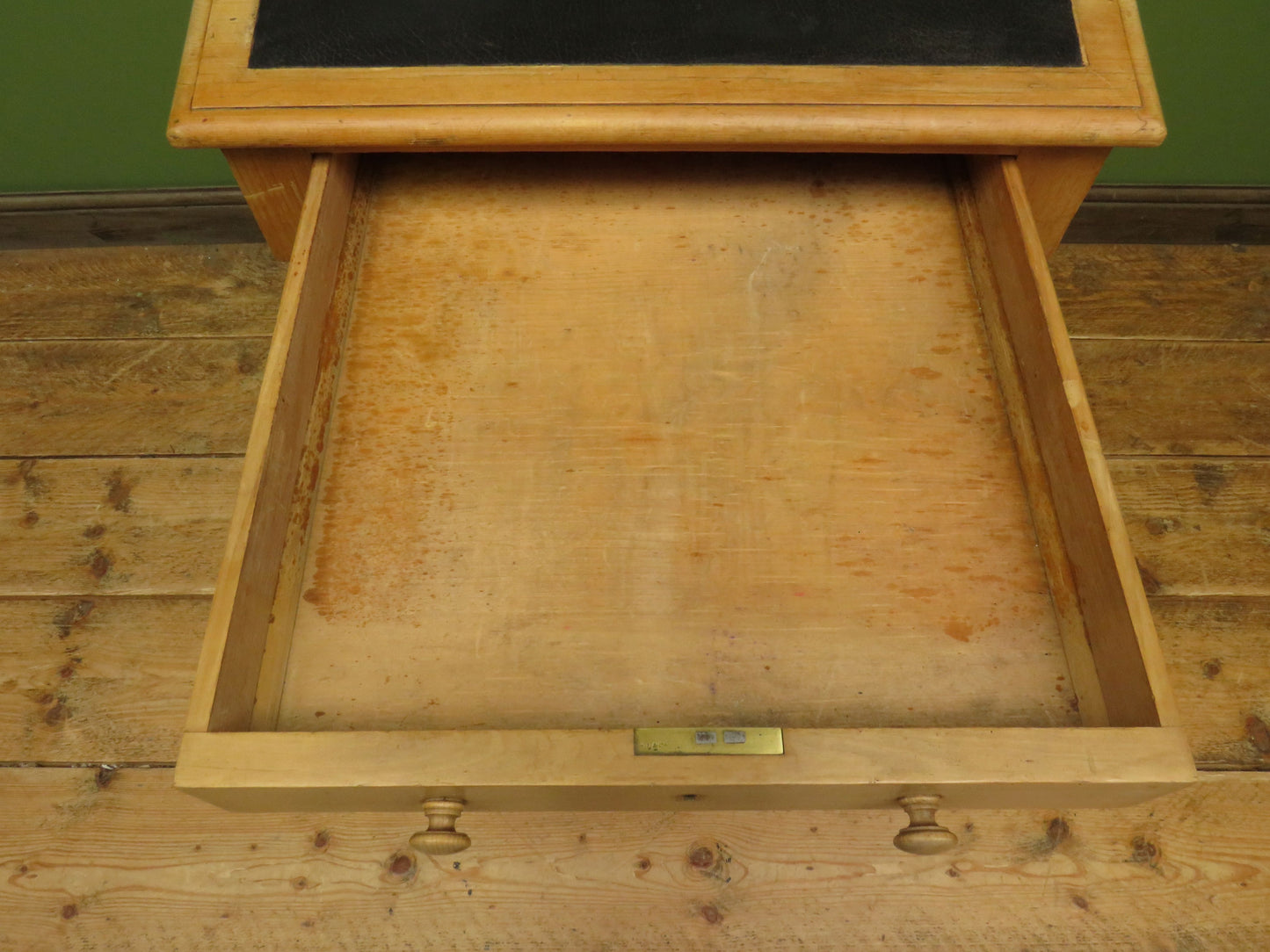 Small Victorian Pine Lectern Style Desk with sloped top
