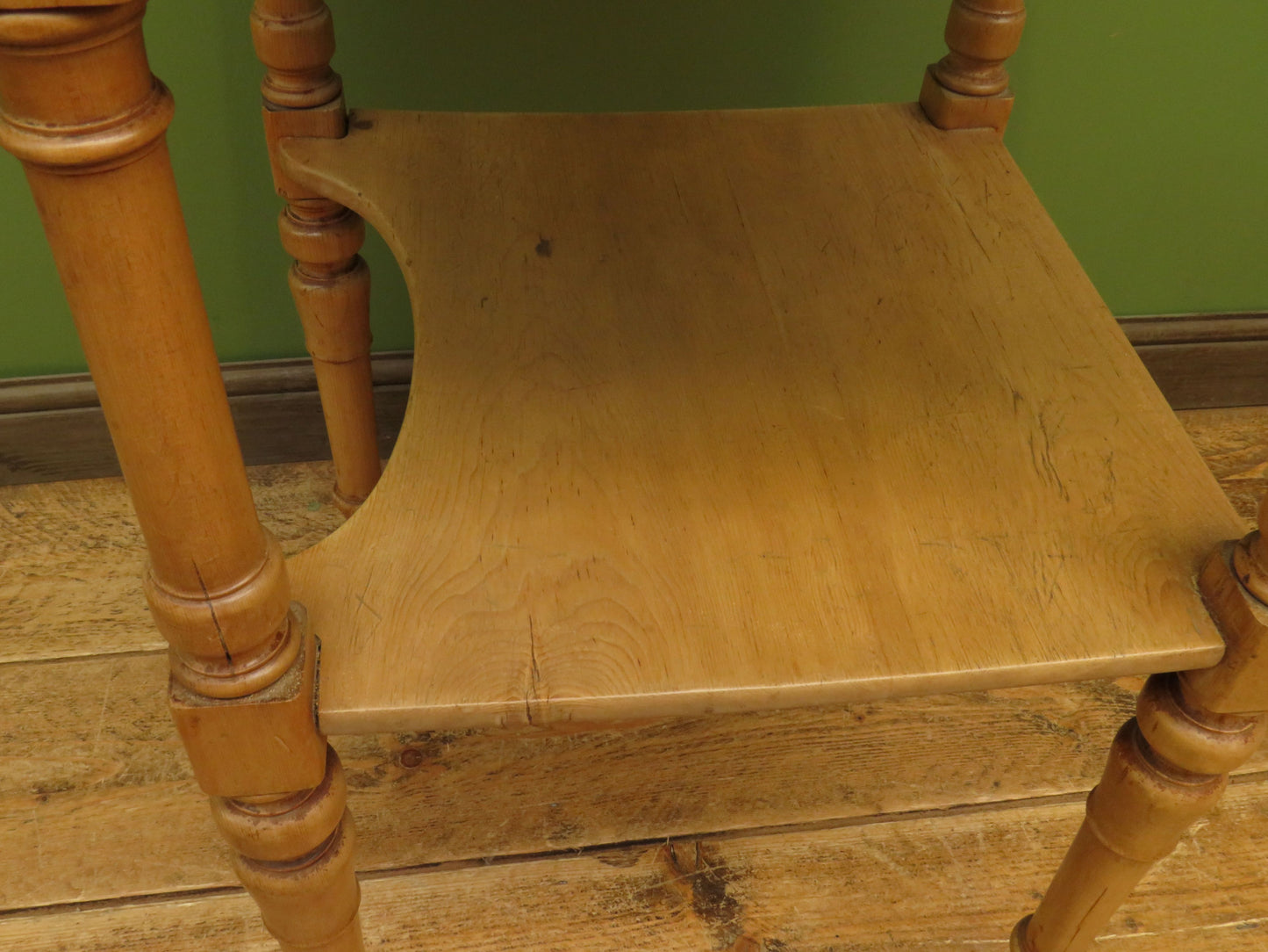 Small Victorian Pine Lectern Style Desk with sloped top