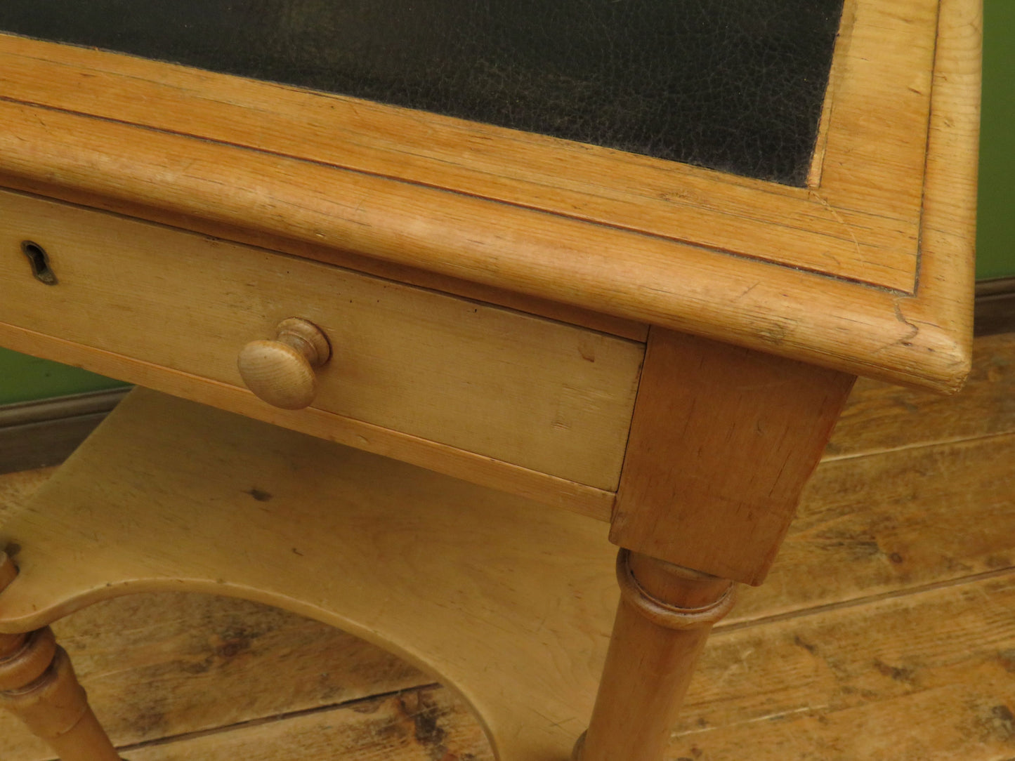 Small Victorian Pine Lectern Style Desk with sloped top