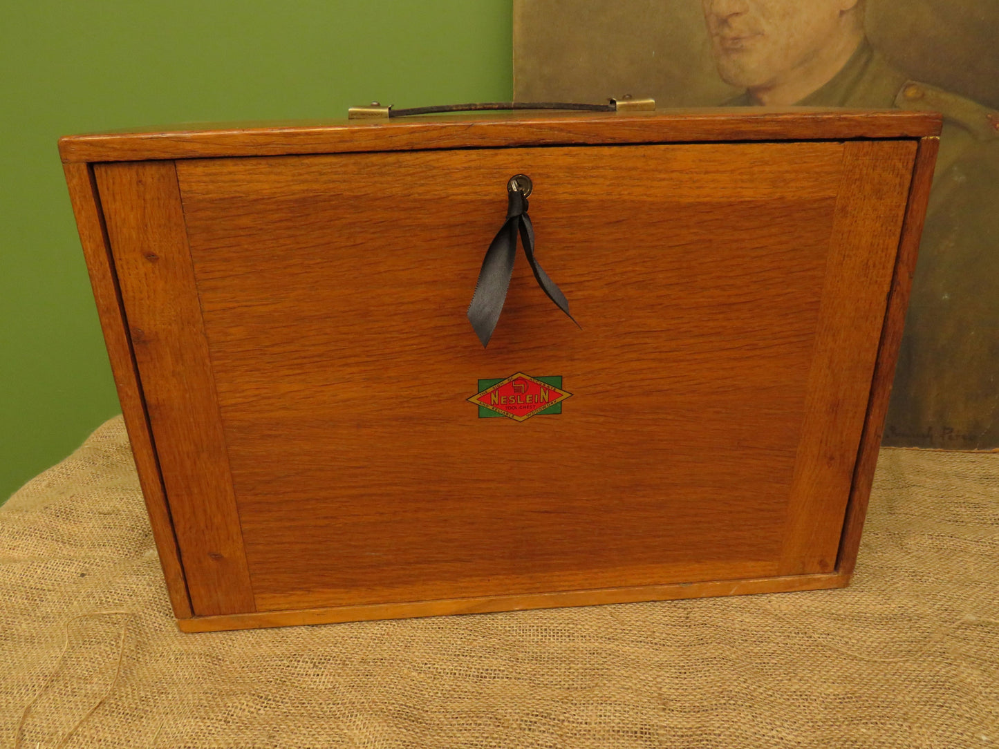Vintage Neslein Engineers Chest with Key