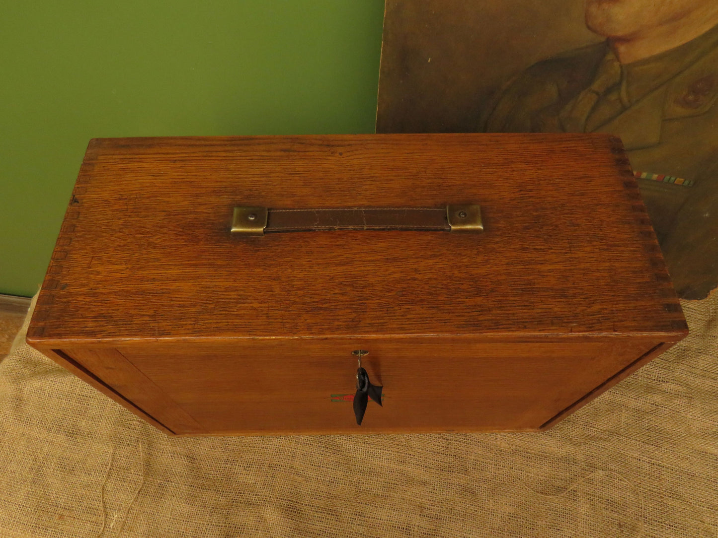 Vintage Neslein Engineers Chest with Key