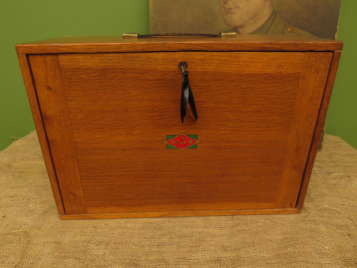Vintage Neslein Engineers Chest with Key
