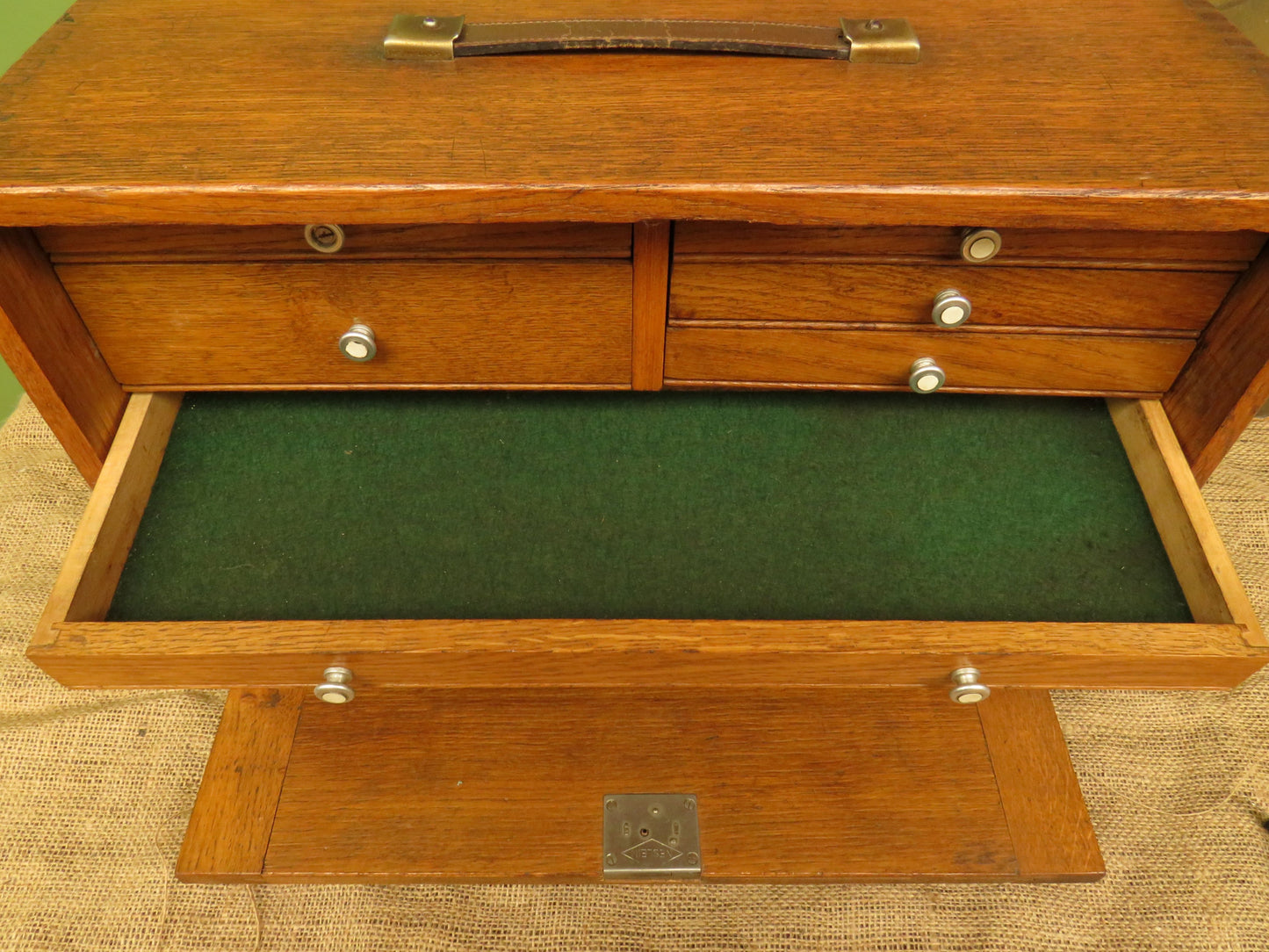 Vintage Neslein Engineers Chest with Key