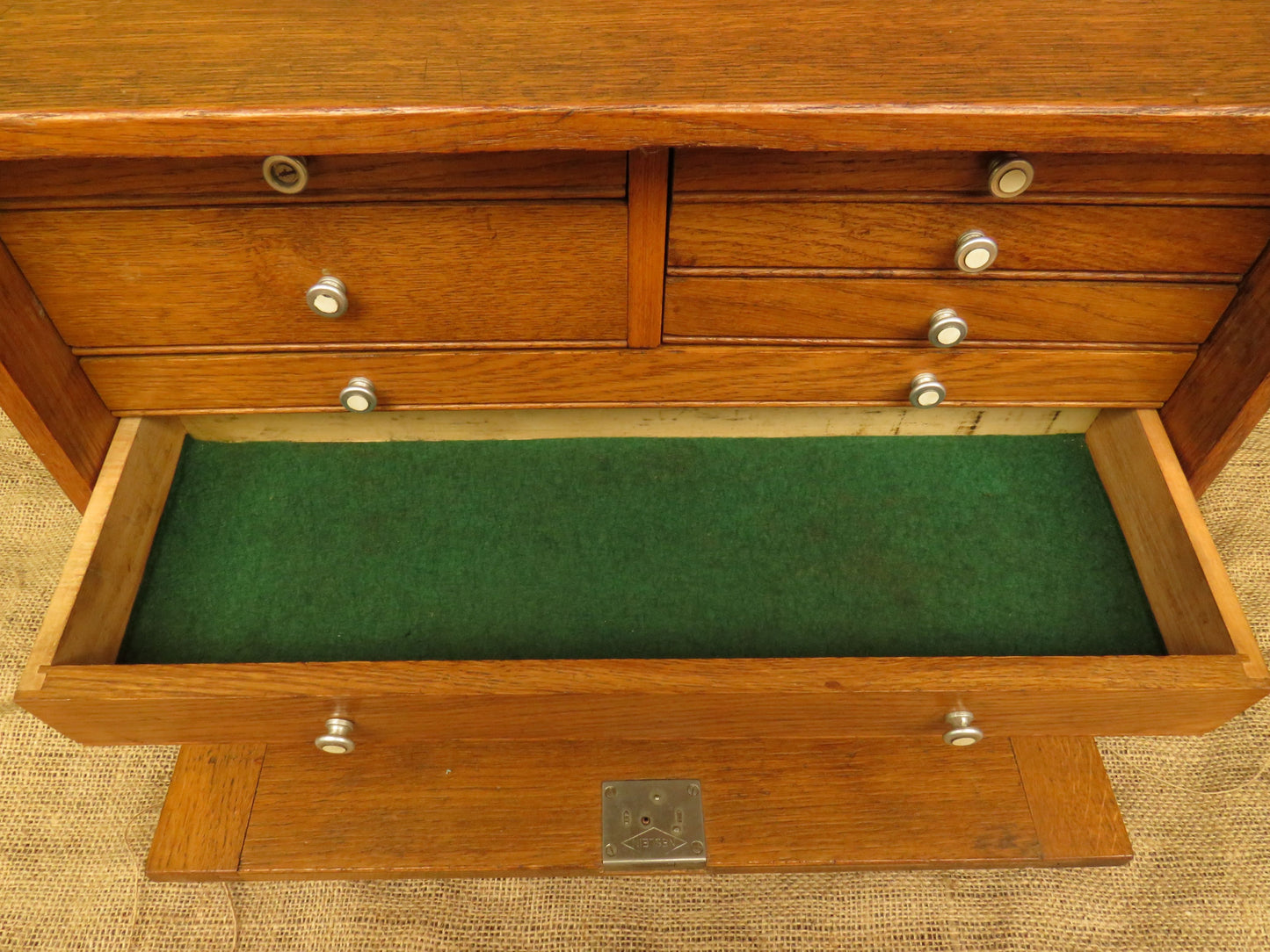 Vintage Neslein Engineers Chest with Key