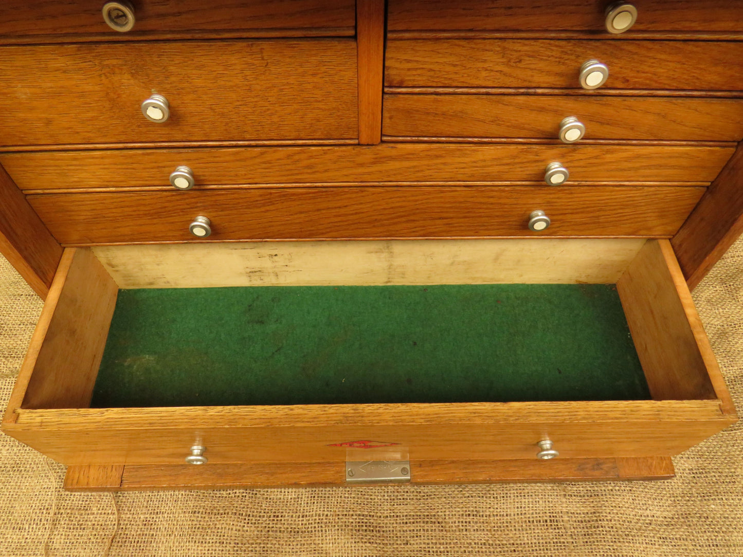 Vintage Neslein Engineers Chest with Key