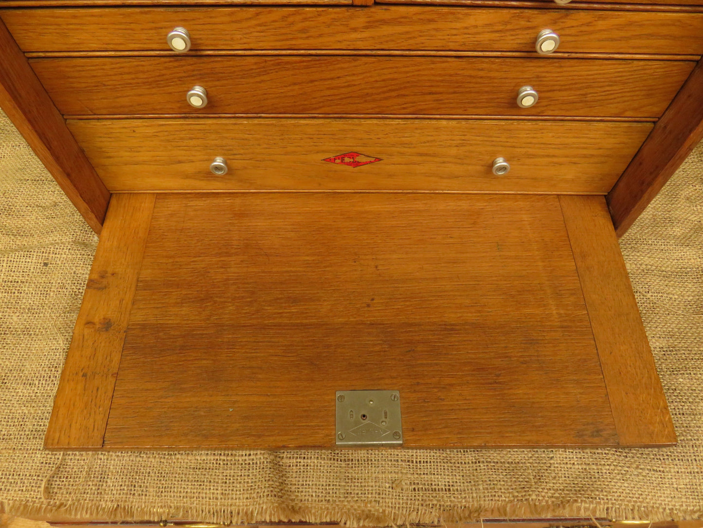 Vintage Neslein Engineers Chest with Key