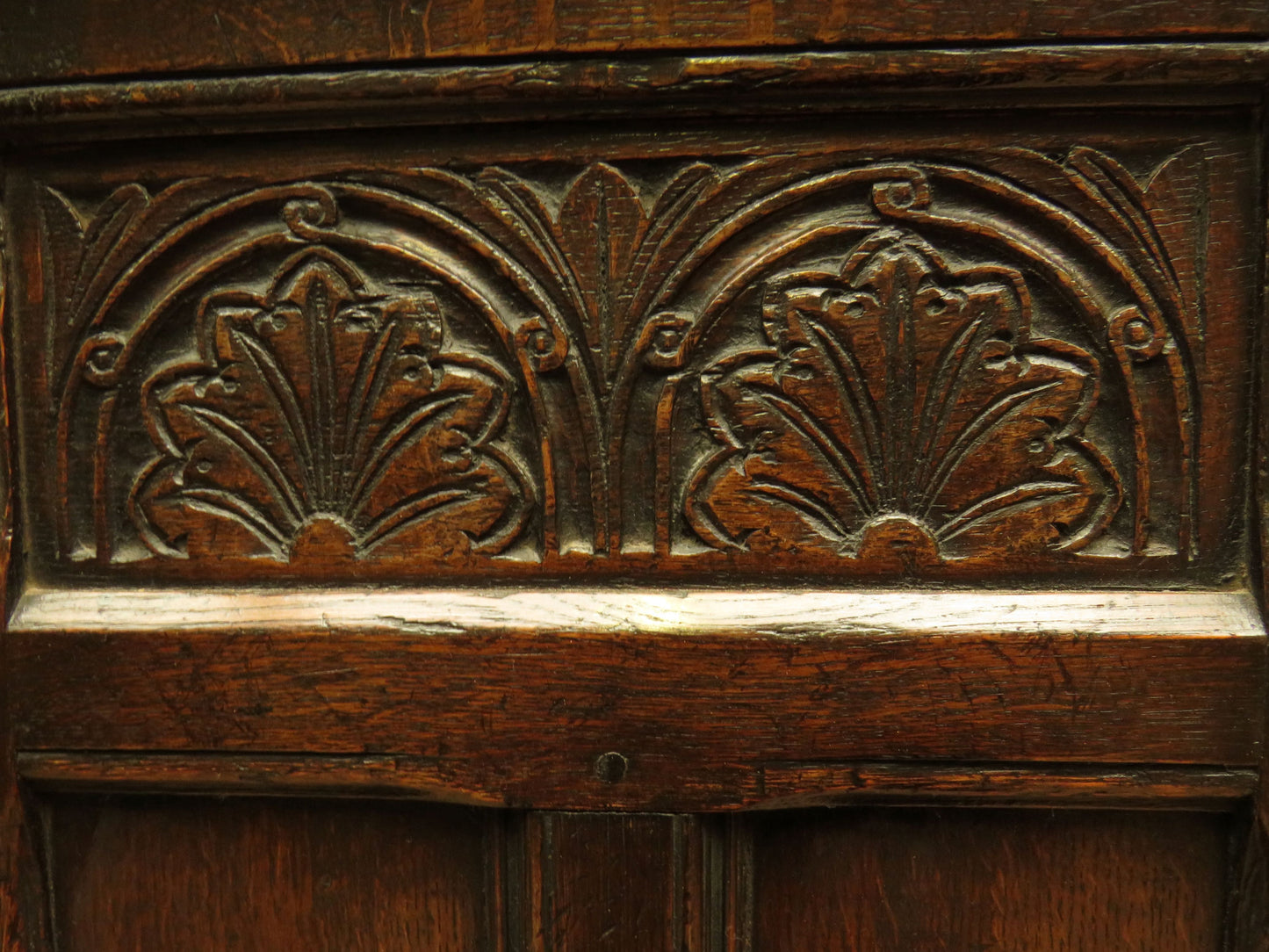 Ipswich Oak style Livery Cupboard by Alfred Allen of Birmingham