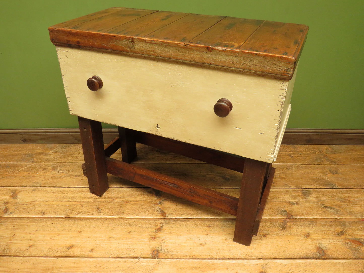 Rustic Handmade Kitchen Side Table, Bar Table