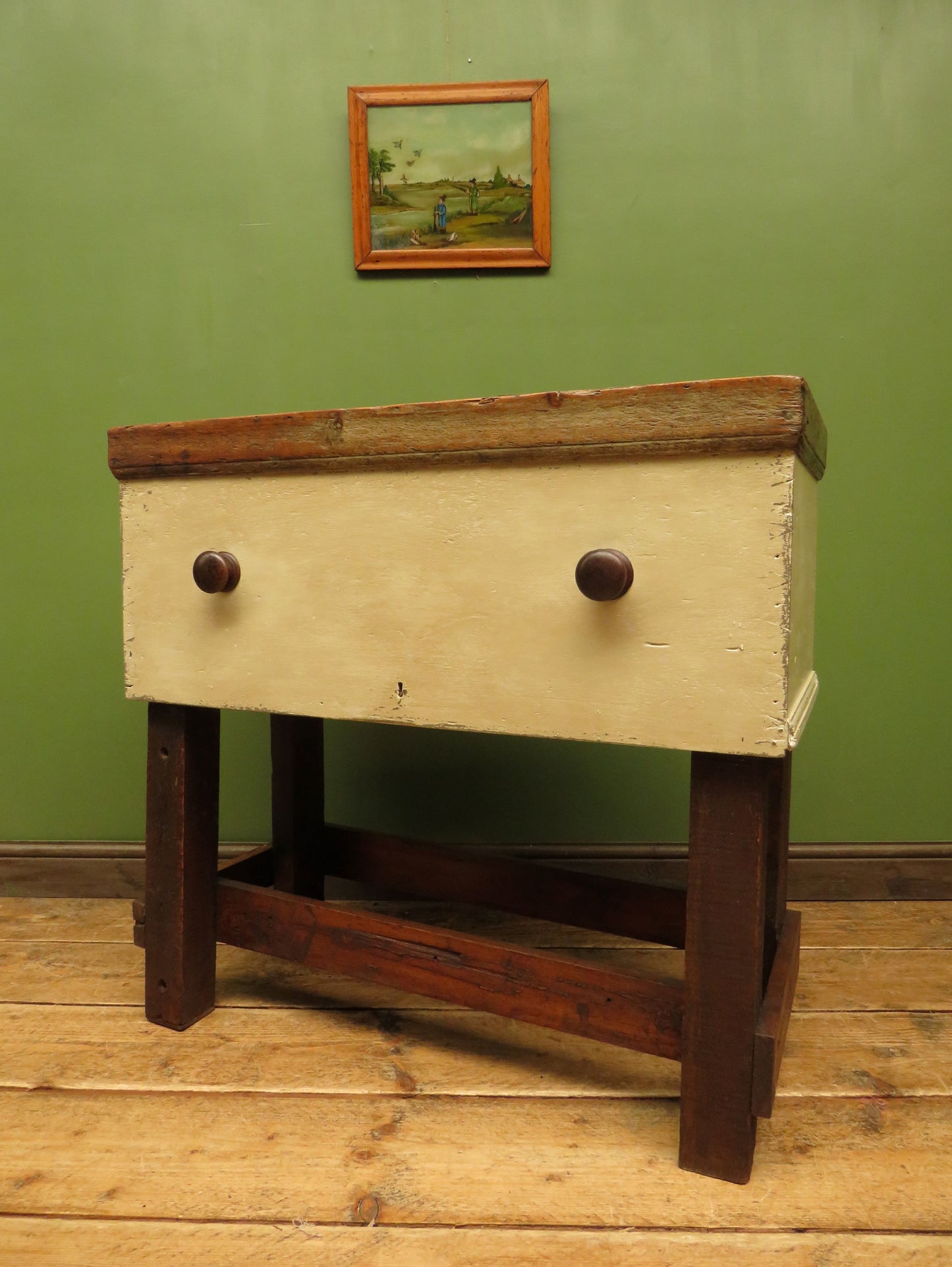 Rustic Handmade Kitchen Side Table, Bar Table