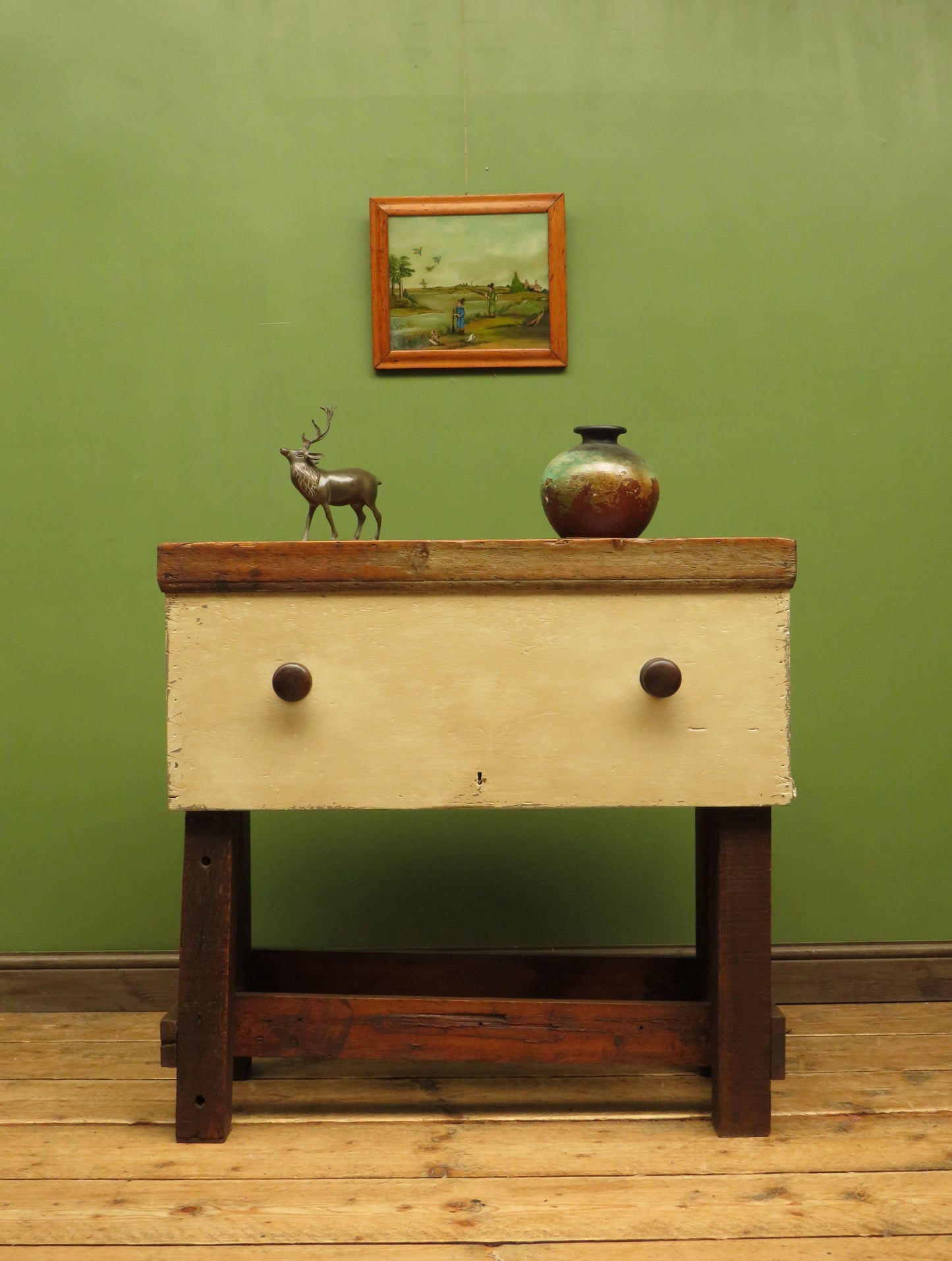 Rustic Handmade Kitchen Side Table, Bar Table