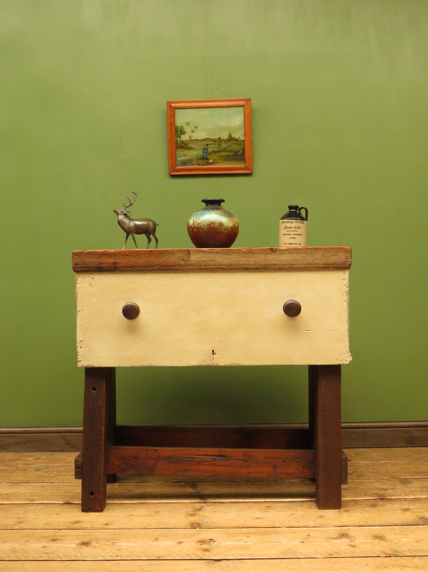 Rustic Handmade Kitchen Side Table, Bar Table