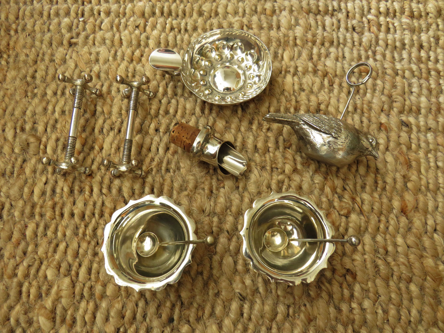 Small collection of vintage epns tableware