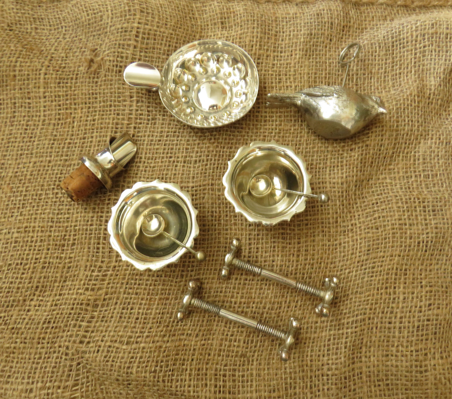 Small collection of vintage epns tableware