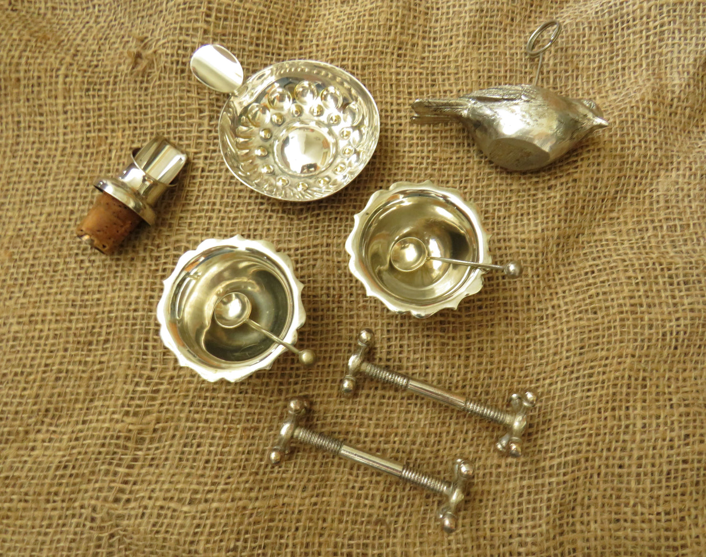Small collection of vintage epns tableware