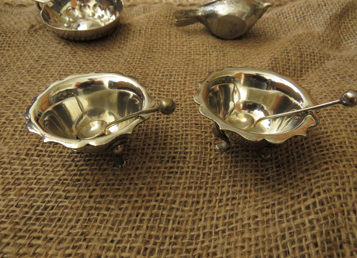 Small collection of vintage epns tableware