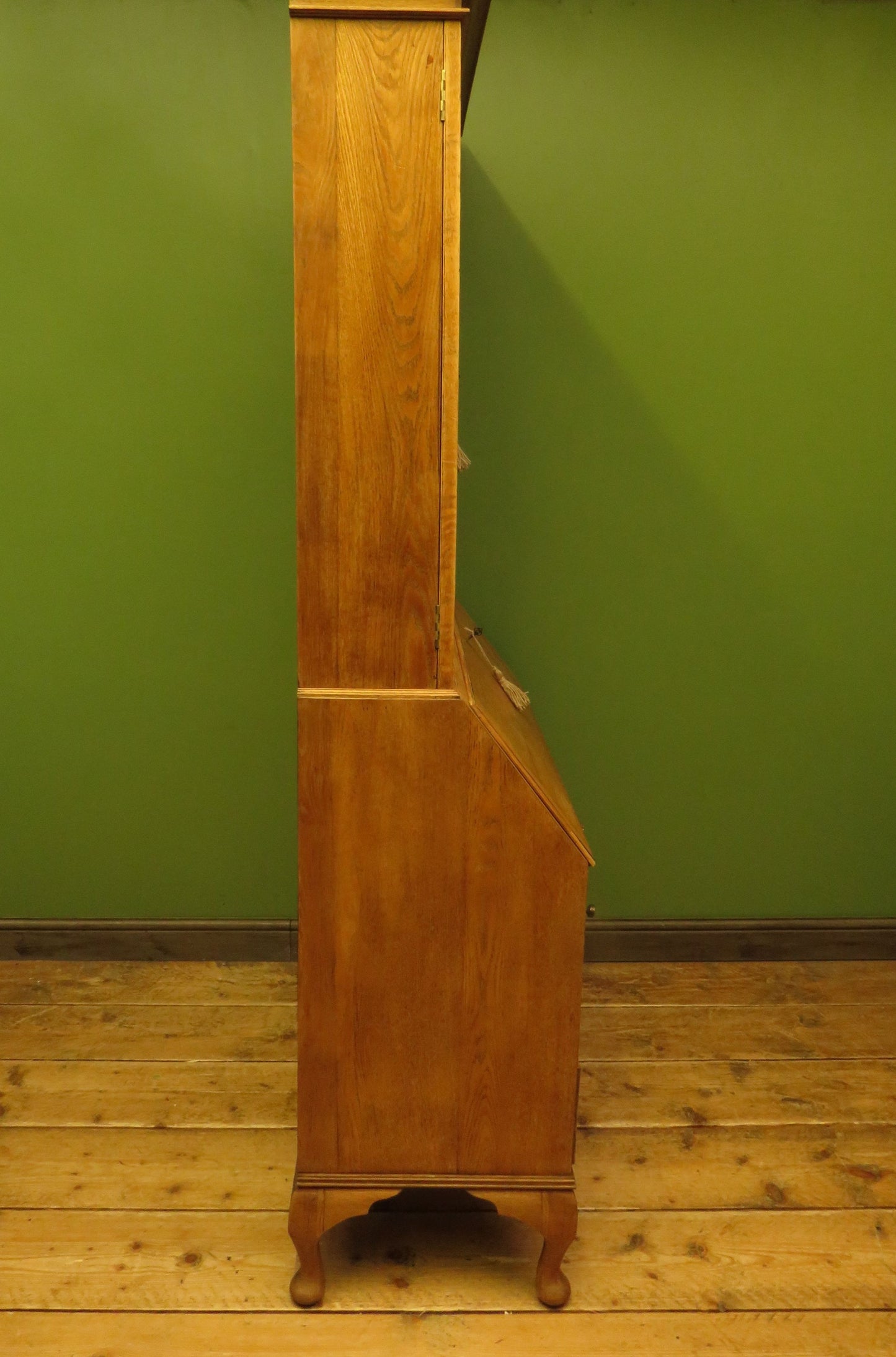 Restored Antique Oak Bureau Bookcase