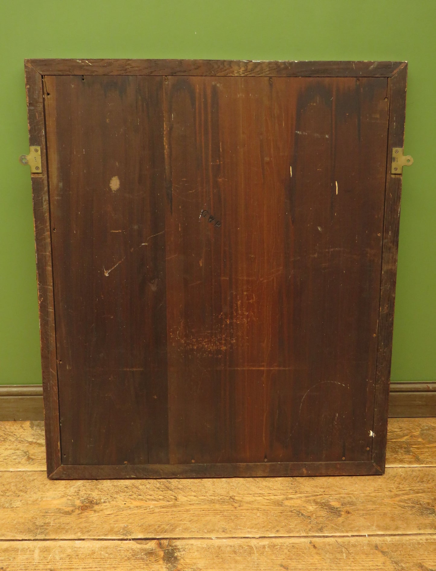 Large Antique Oak GWR Paddington Station Mirror