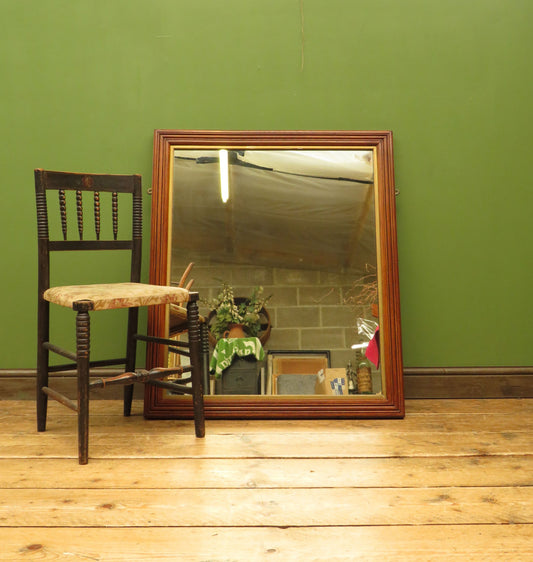 Large Antique Oak GWR Paddington Station Mirror