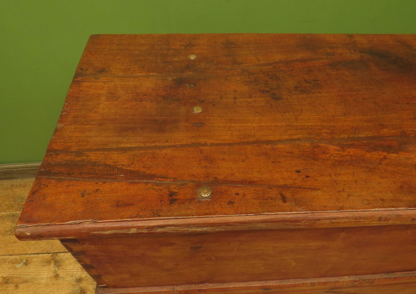 Large Antique Indonesian Marriage Dowry Chest on Wheels