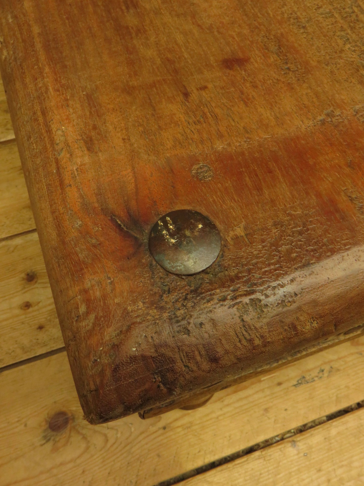 Indian Coffee Table with wrought metal detailing