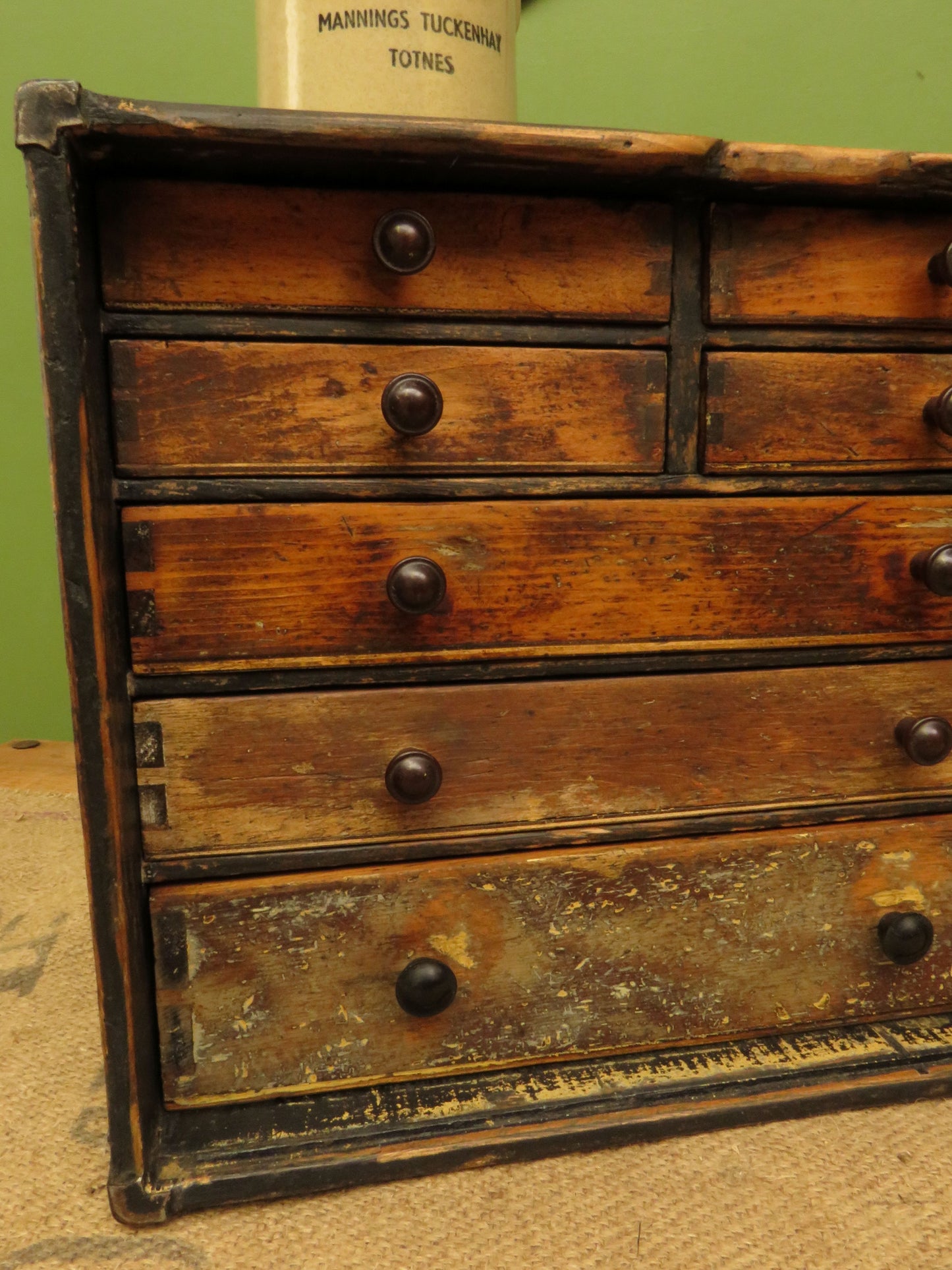 Rustic Engineers Chest tool drawers