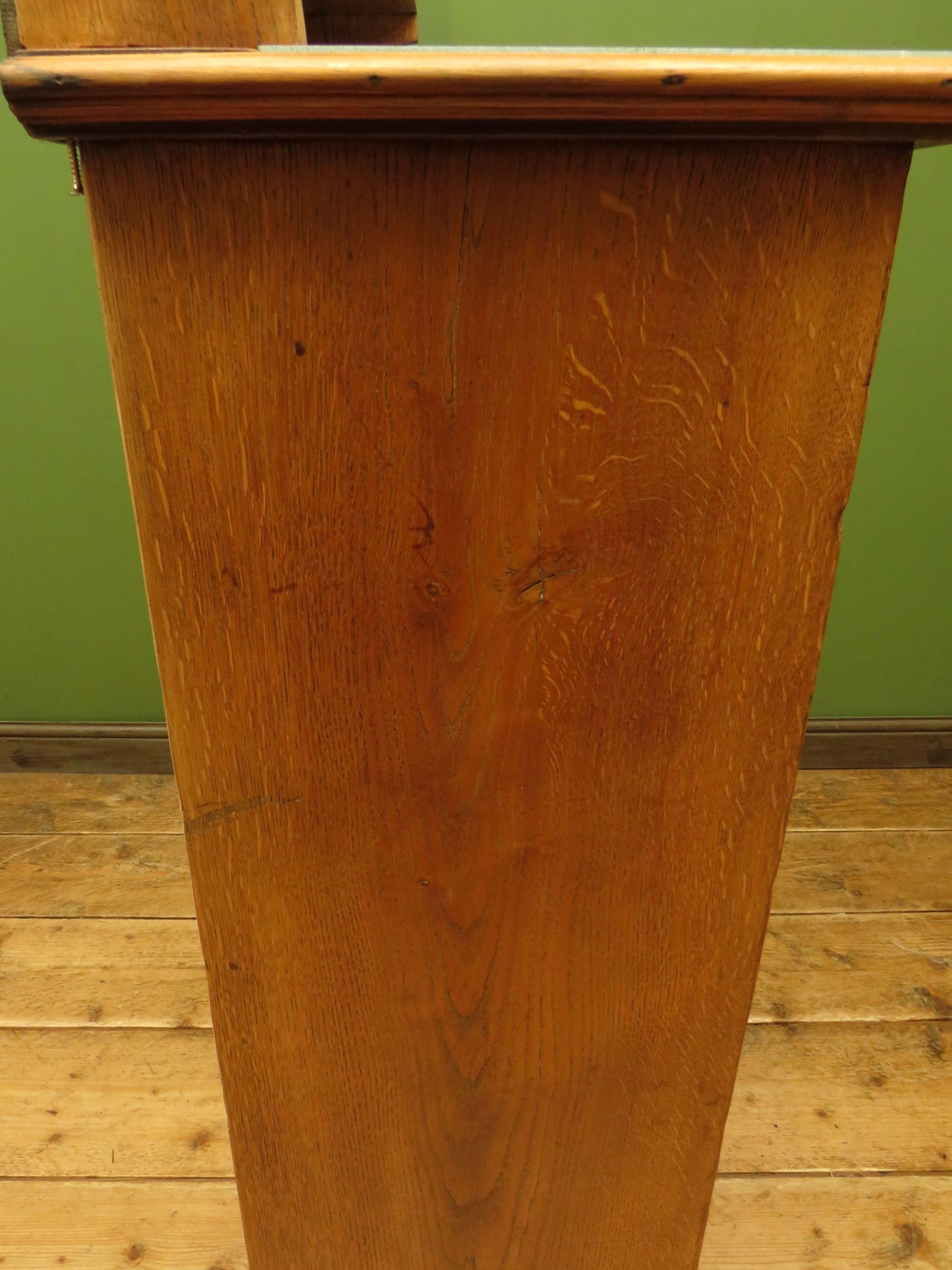Restored Antique Dentists Cabinet, Collectors Cabinet with Stained Glass