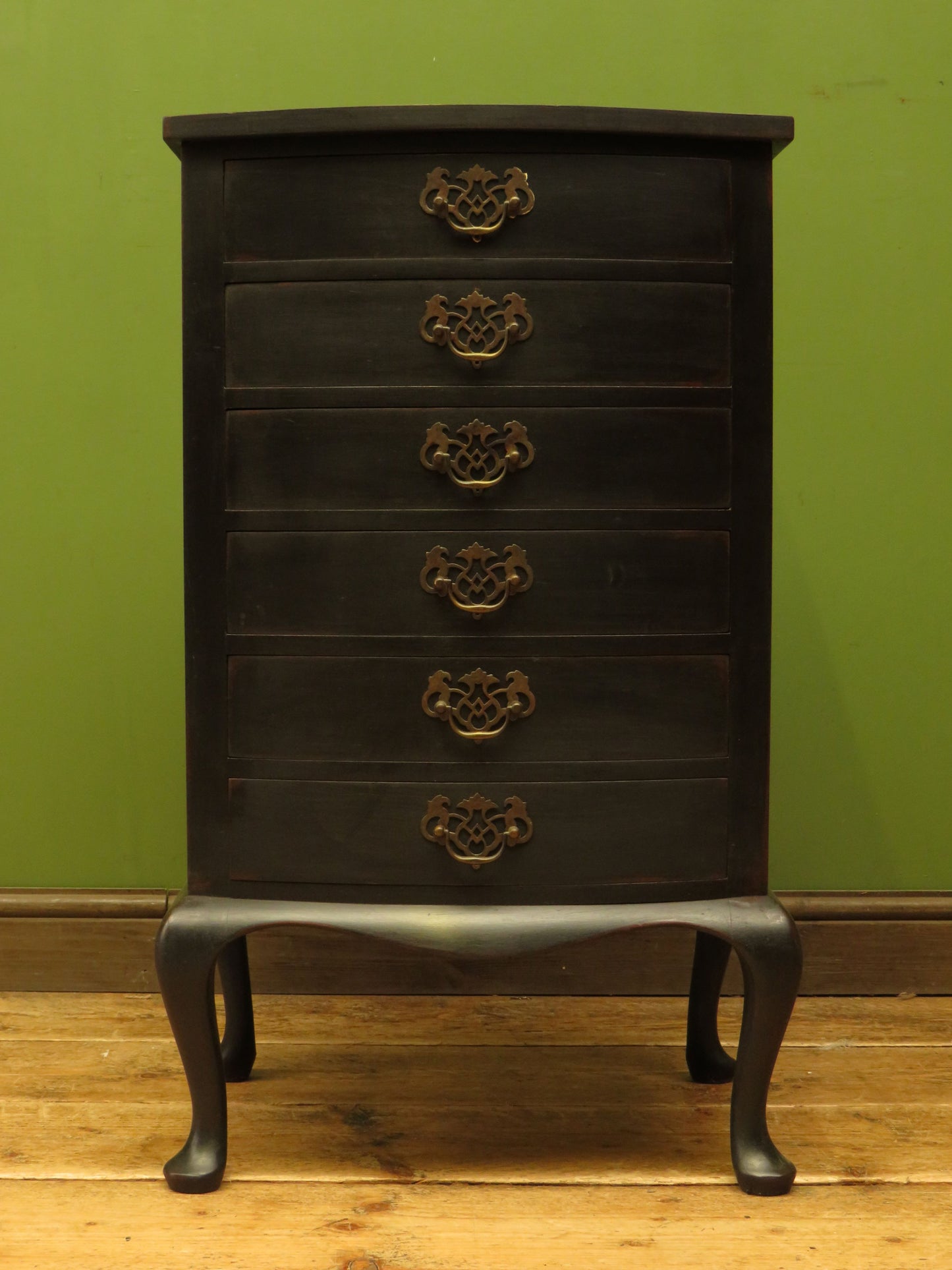 Black Music Cabinet Chest of Drawers, Office Stationery Chest