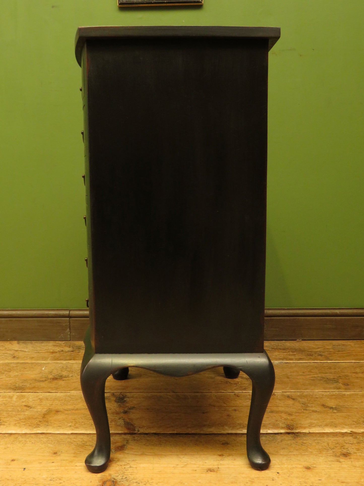 Black Music Cabinet Chest of Drawers, Office Stationery Chest