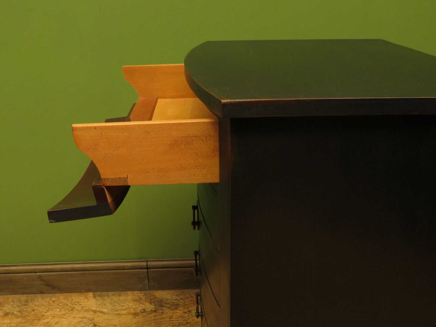 Black Music Cabinet Chest of Drawers, Office Stationery Chest