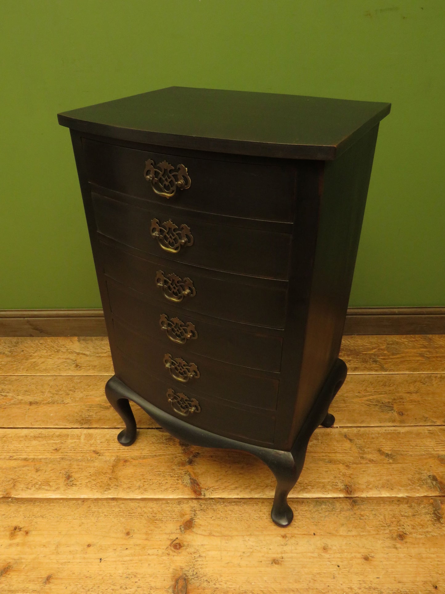 Black Music Cabinet Chest of Drawers, Office Stationery Chest