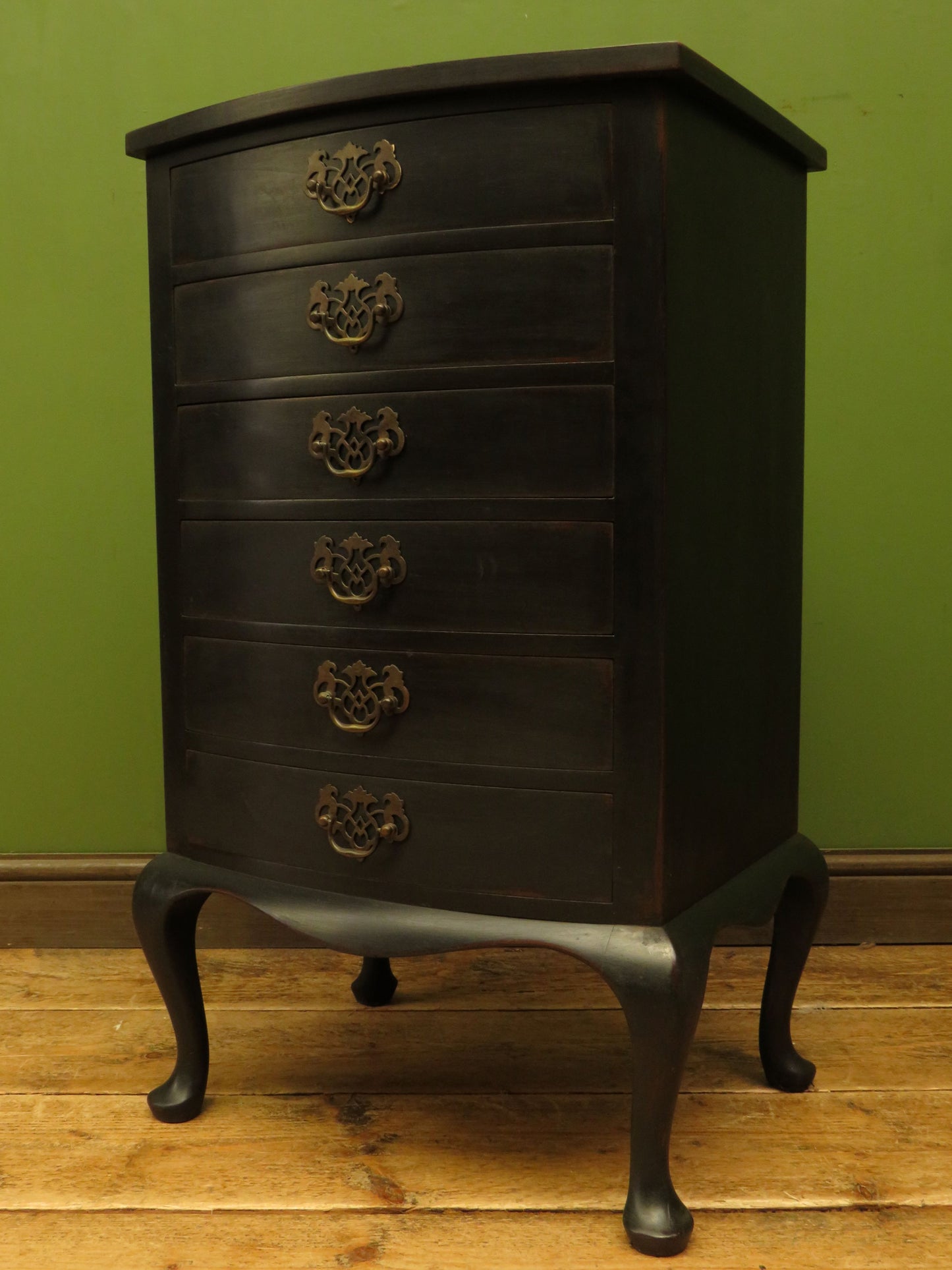 Black Music Cabinet Chest of Drawers, Office Stationery Chest