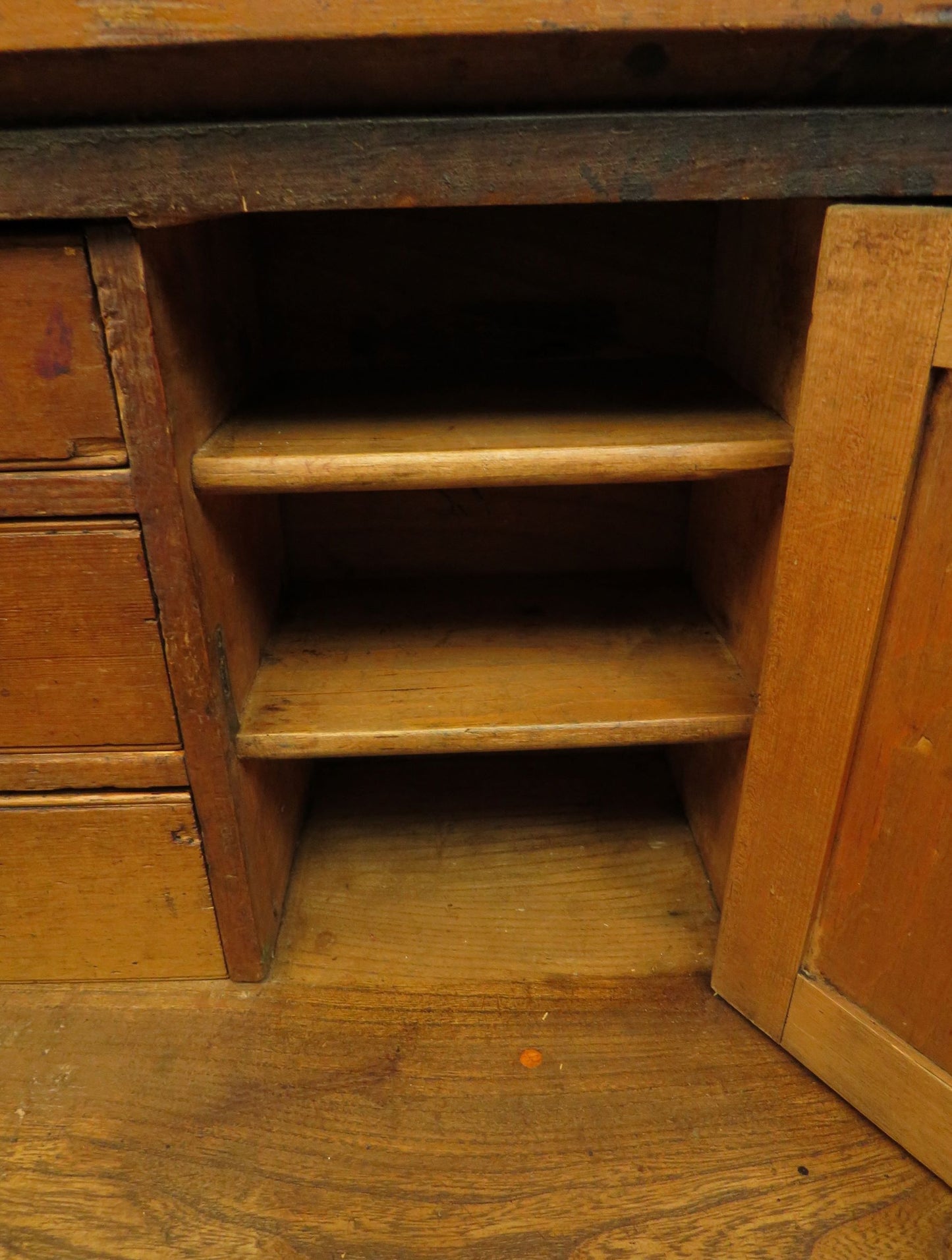 Victorian Clerks Desk with Sloping Top
