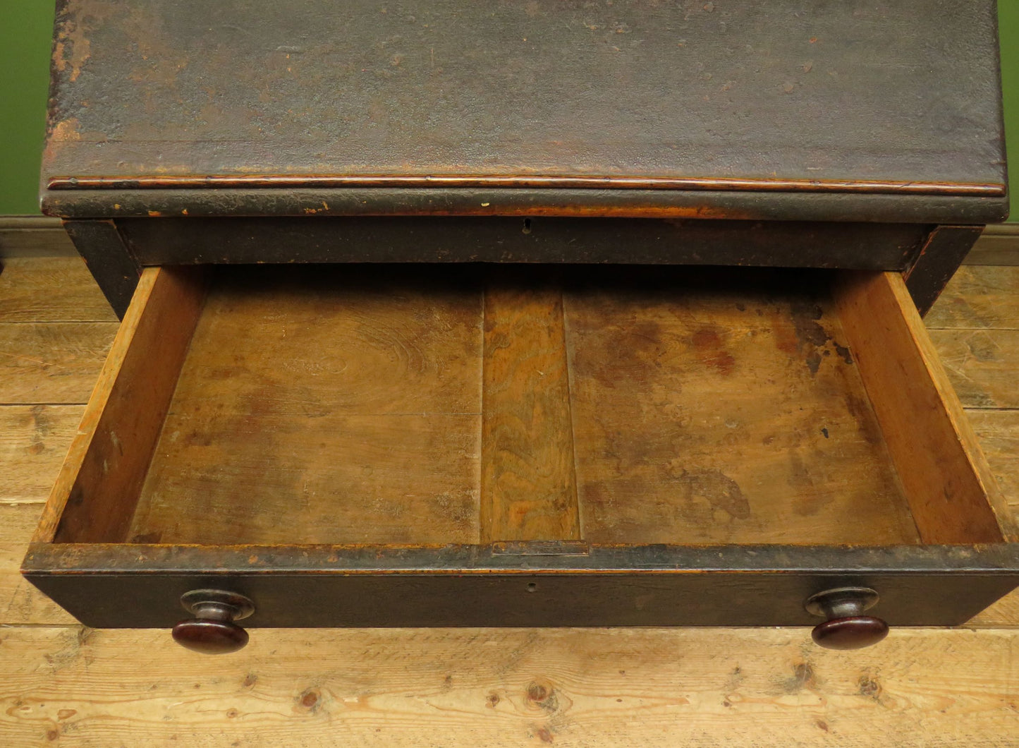 Victorian Clerks Desk with Sloping Top